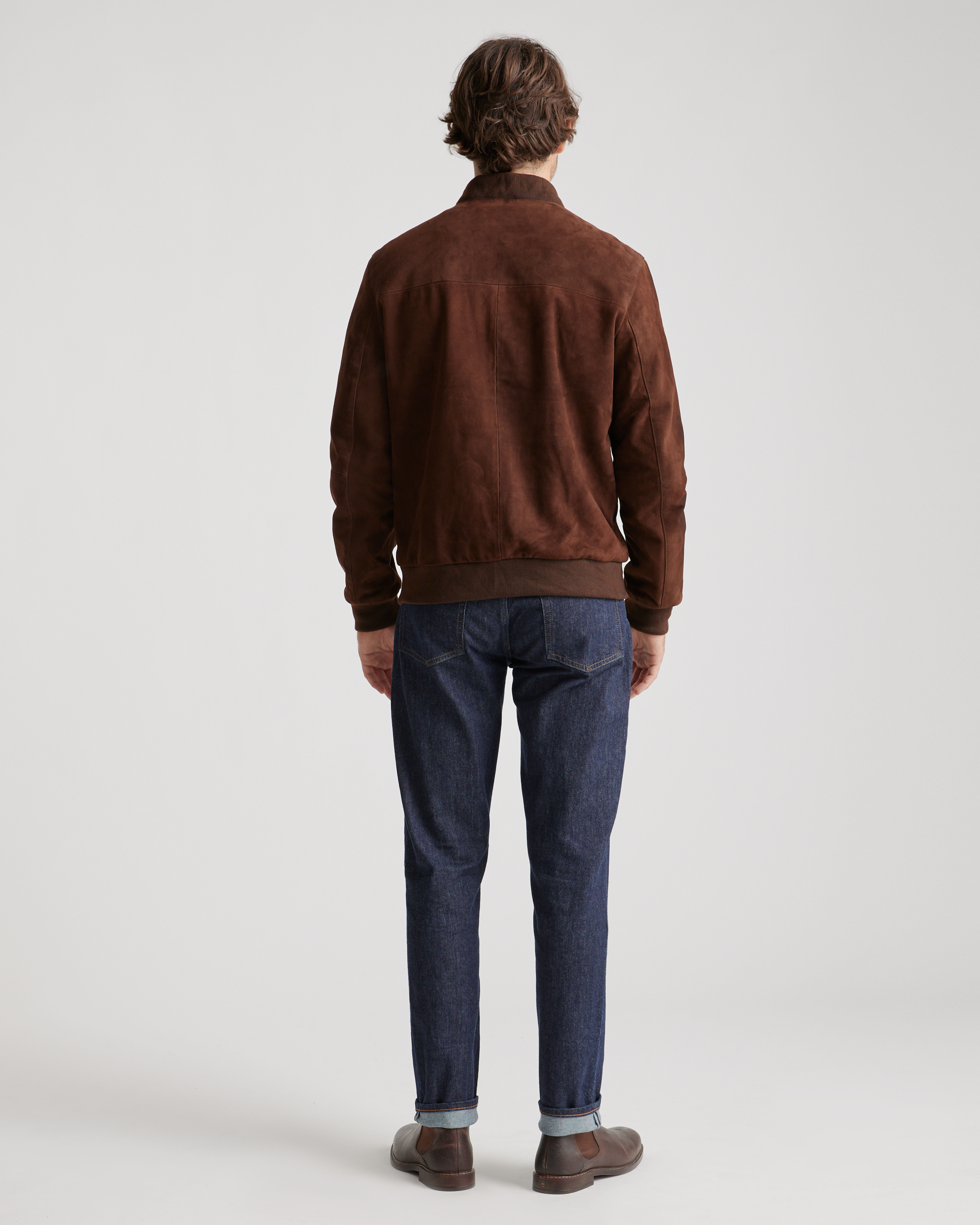 100% Suede Bomber Jacket