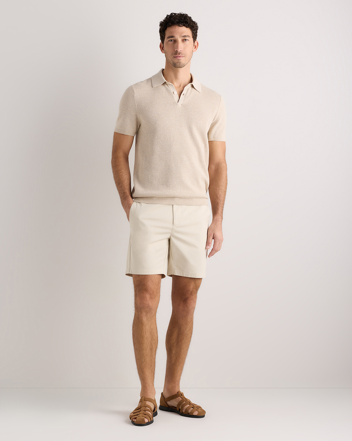Men's Organic Cotton Classic Stretch Chino Short - 7