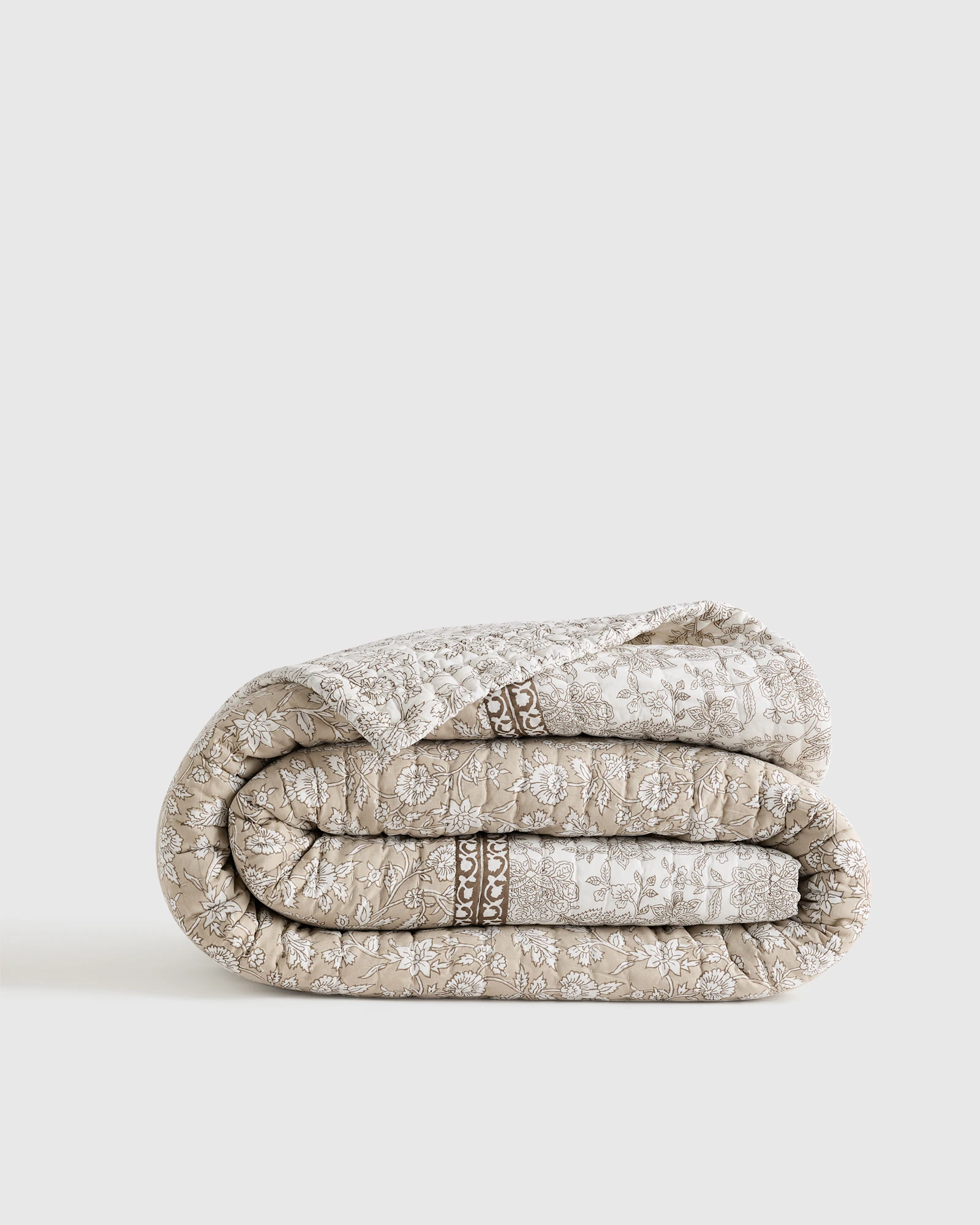 Organic Cotton Block Print Quilt
