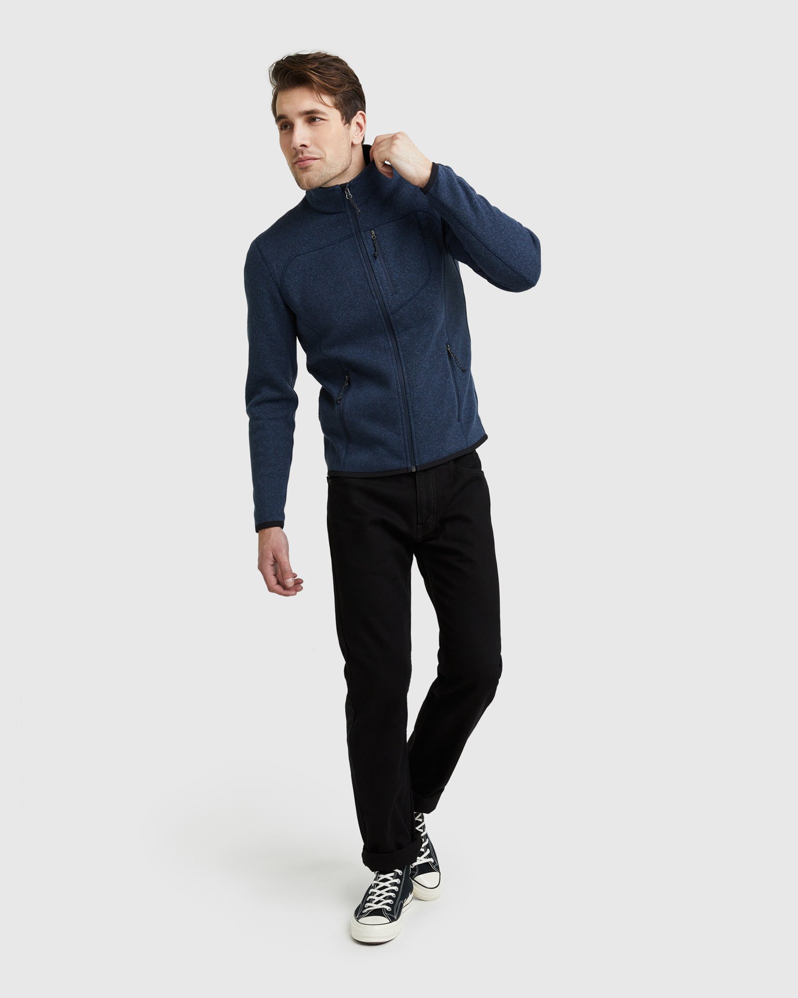 Full Zip Sweater Fleece Jacket