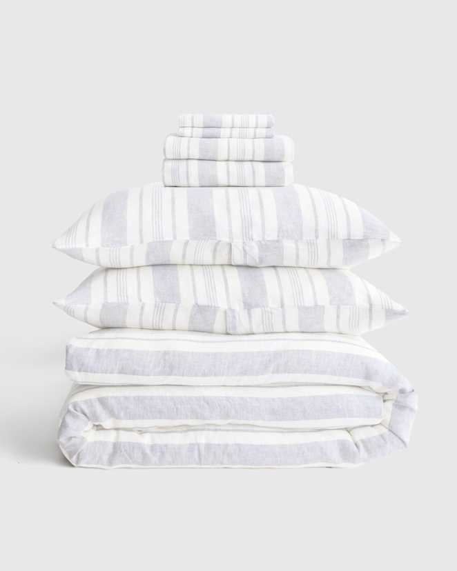European Linen Deluxe Bedding Bundles Quince