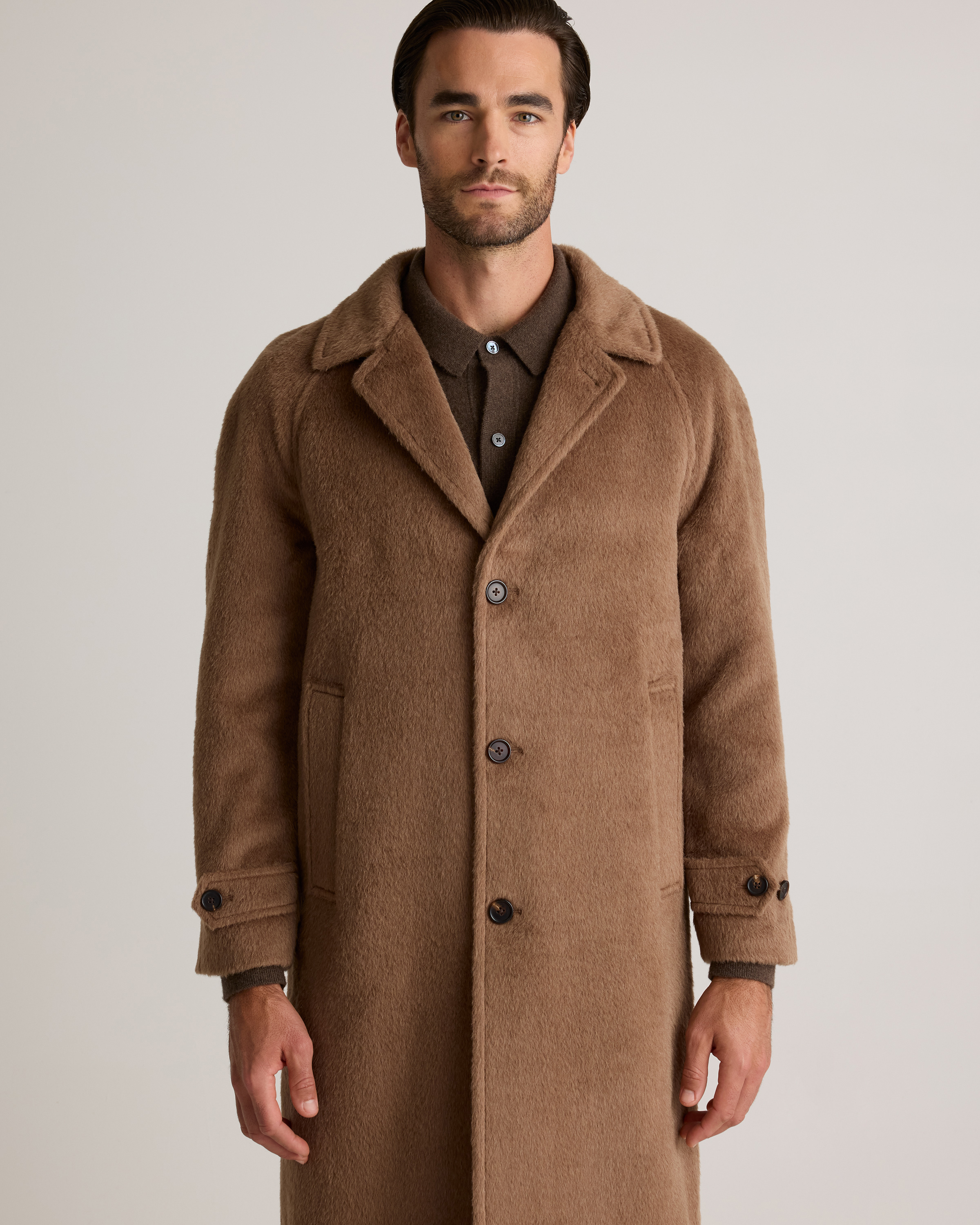 Coat Edward’s wool alpaca size M Alpaca-Wool Overcoat
