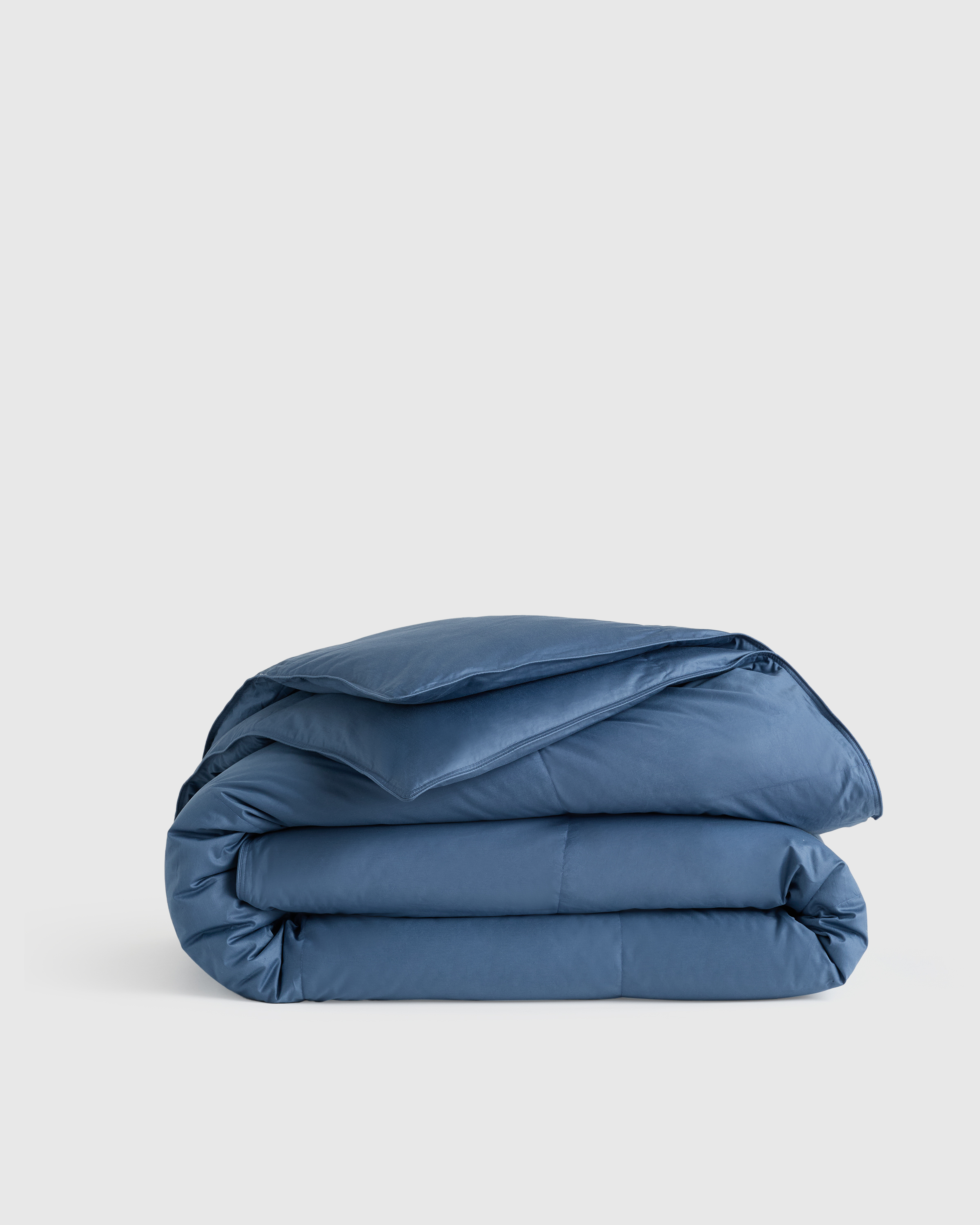 Glacier Blue Premium Sateen Down Comforter