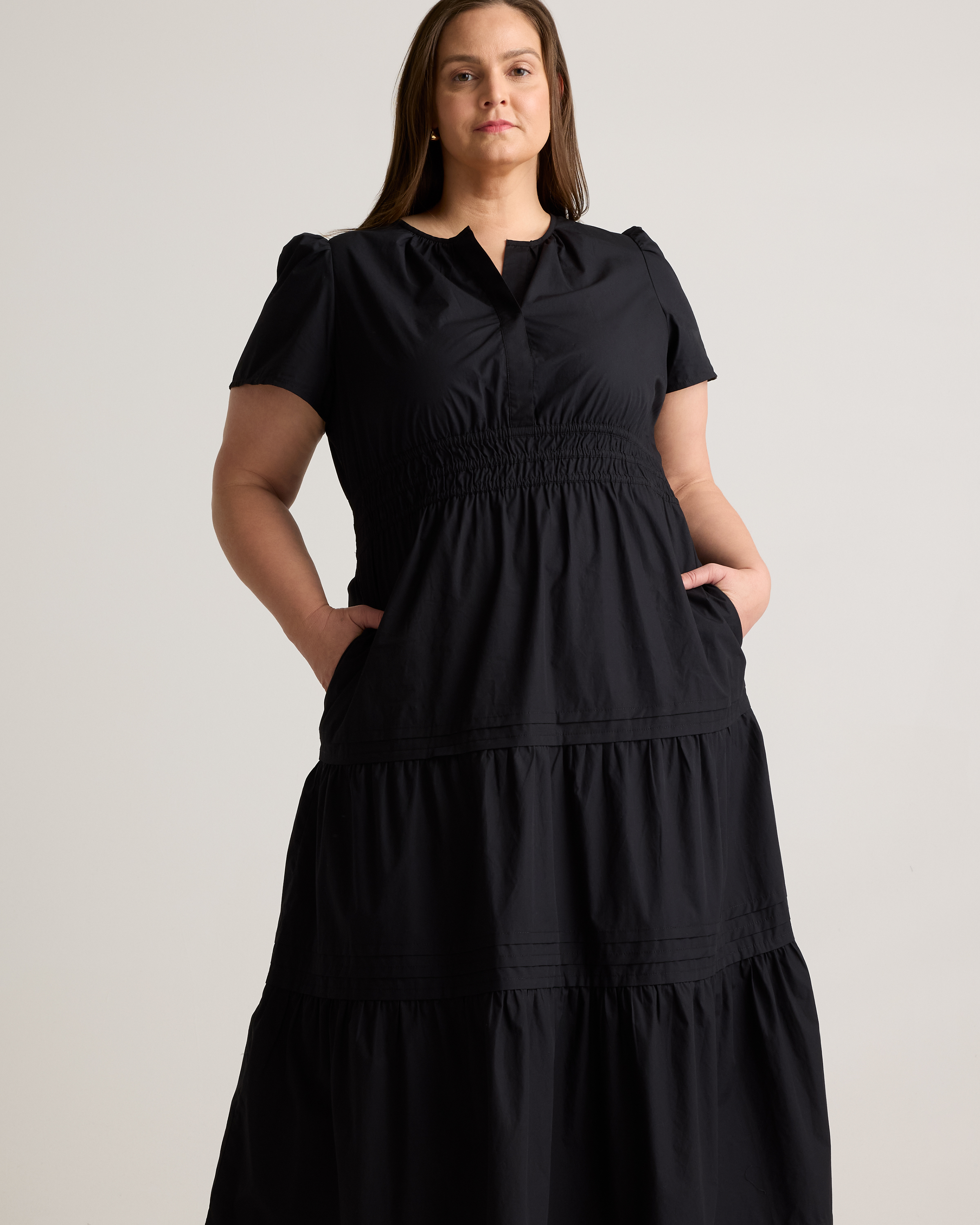 plus size tiered dress formal Black One Shoulder Prom Dress for Curvy Girl
