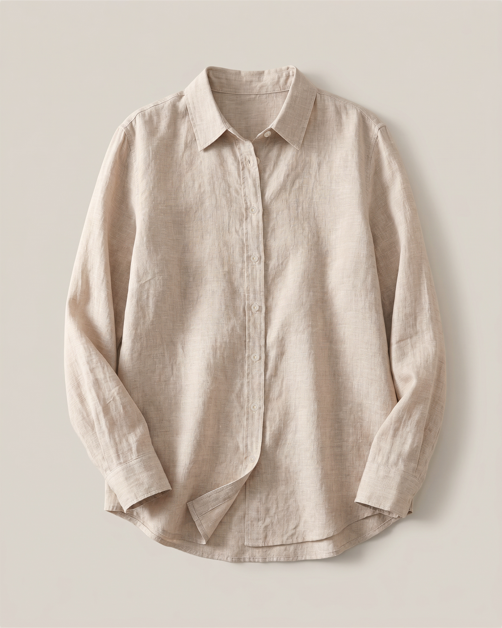 Flax 100% European Linen Long Sleeve Shirt