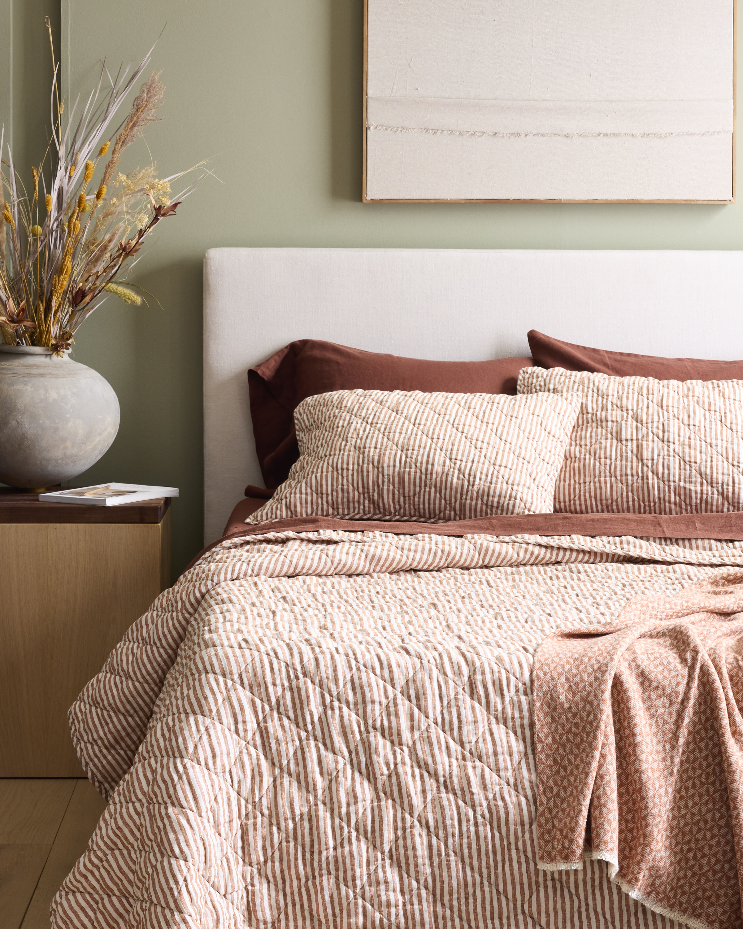 Quince European Linen Stripe Quilt - Thumbnail 3