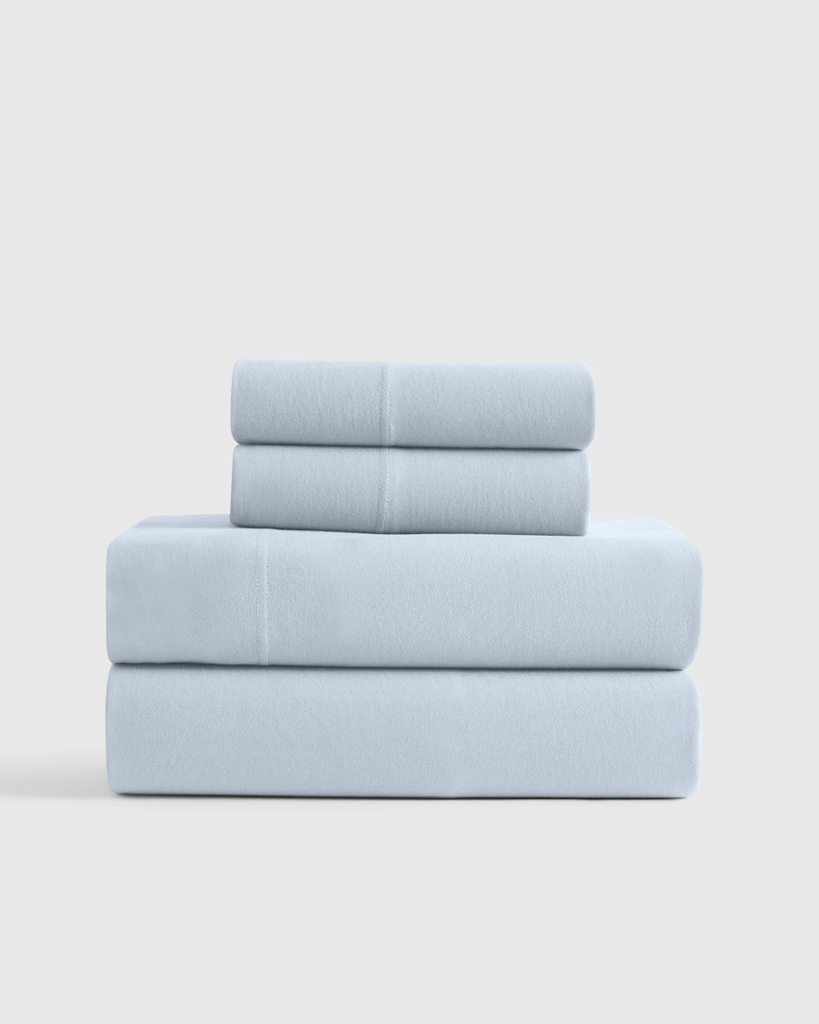 Organic Jersey Sheet Set - Heather Grey, Queen