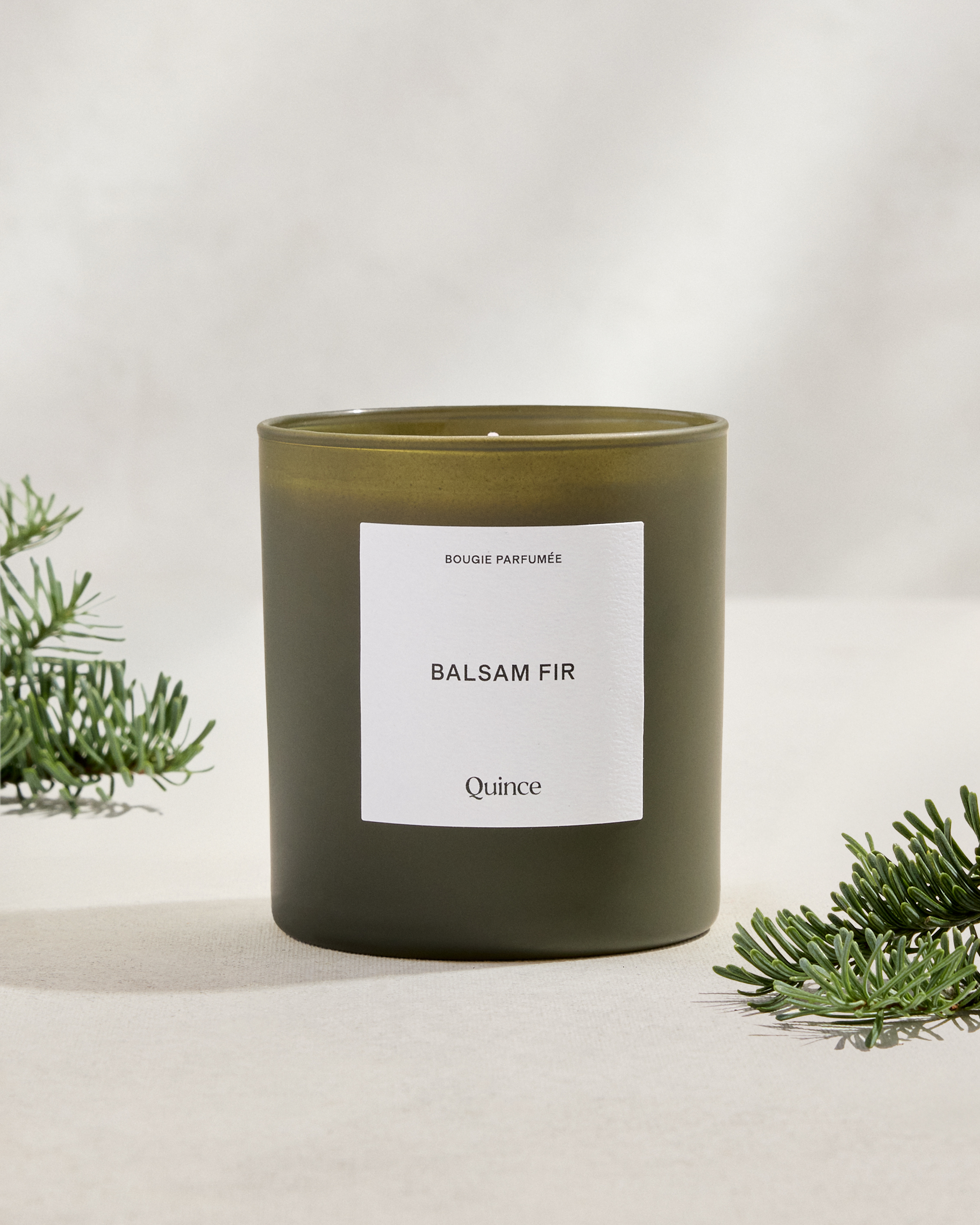no-color Balsam Fir Candle