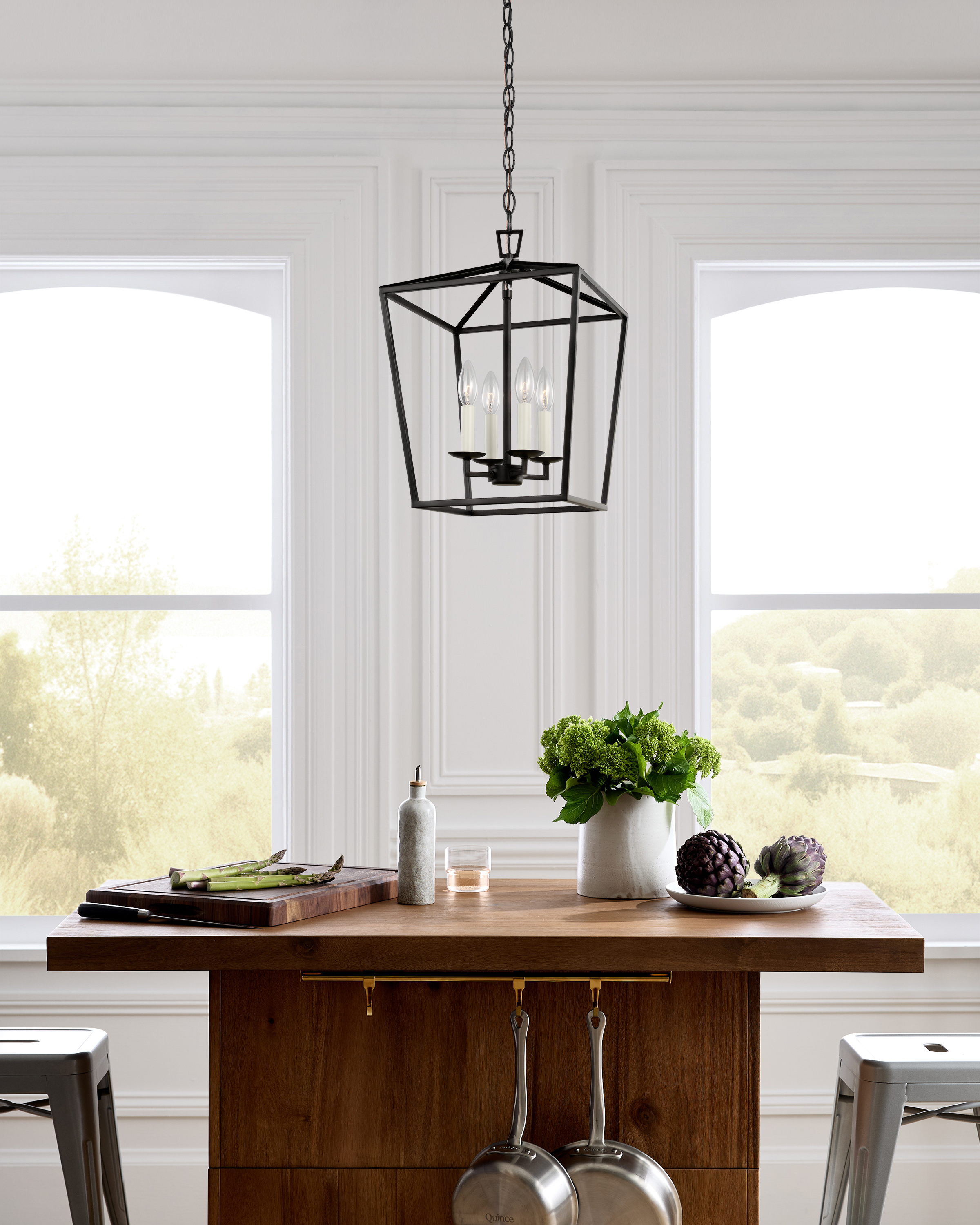 Traditional Steel Lantern Pendant - Thumbnail 4