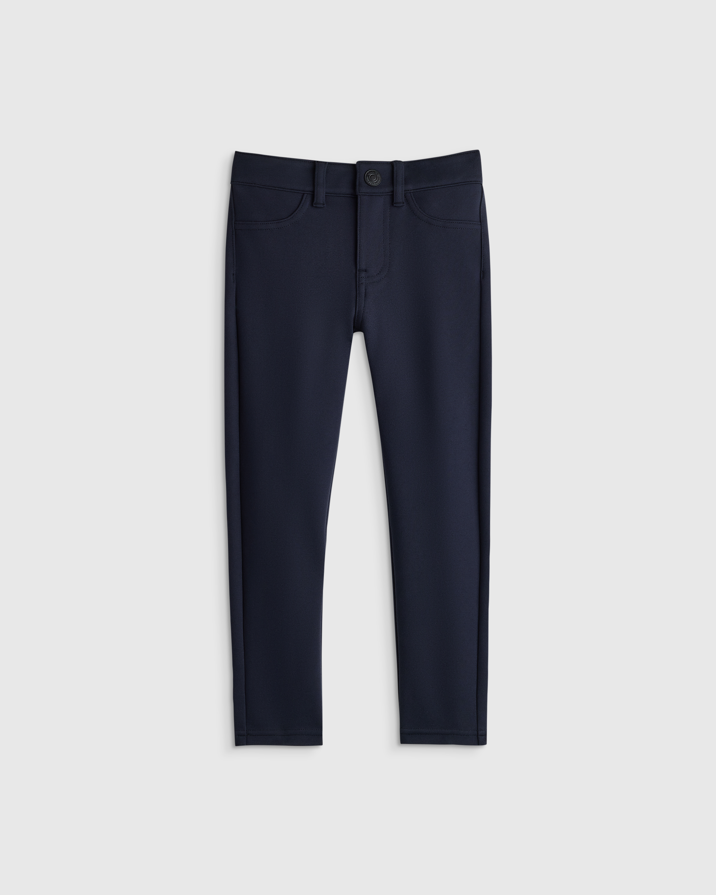 Navy Girls Skinny Ponte Pant