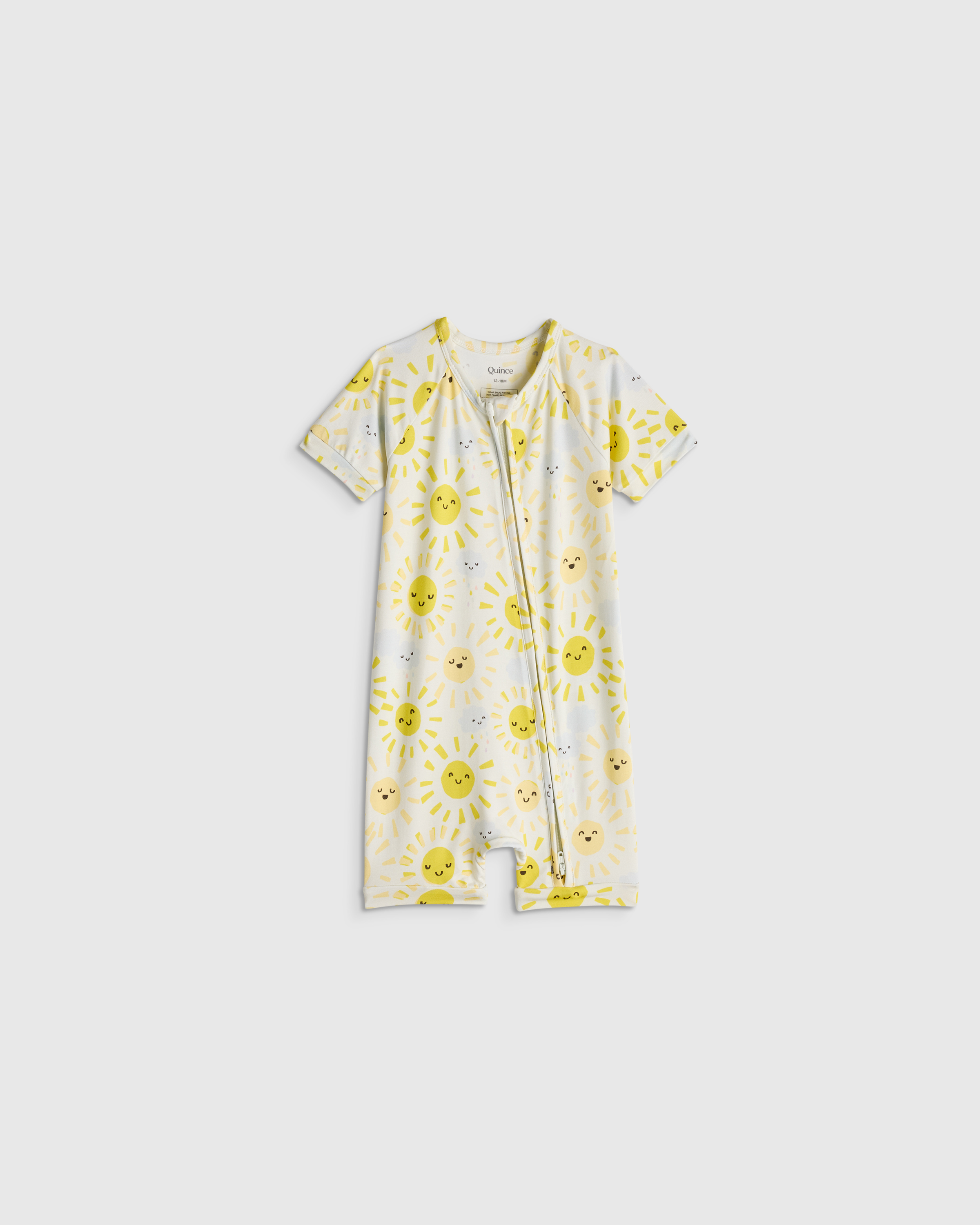 Sunshine Bamboo Shortie Onesie Pajama