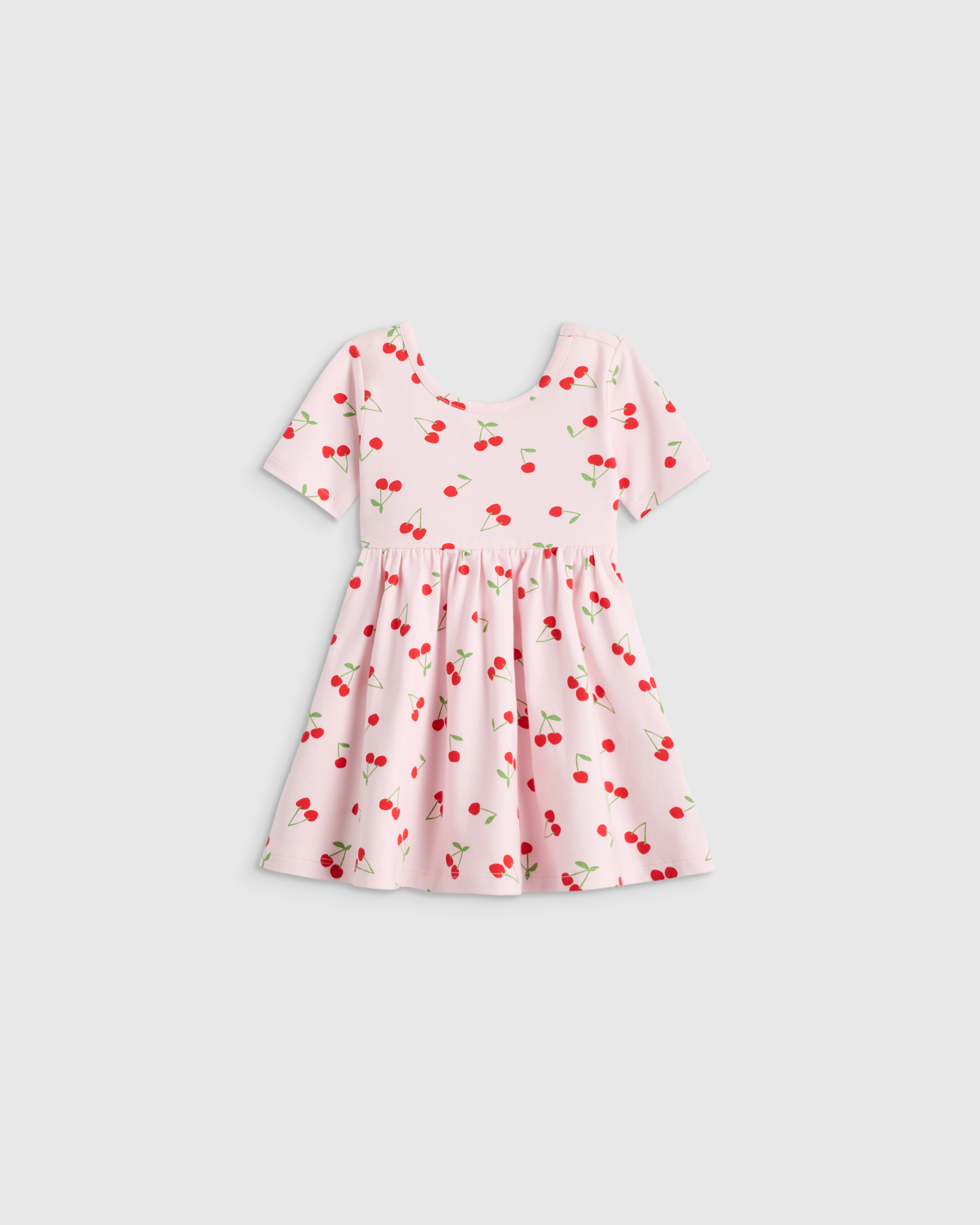 Sweet Cherries Organic Cotton Skater Dress 