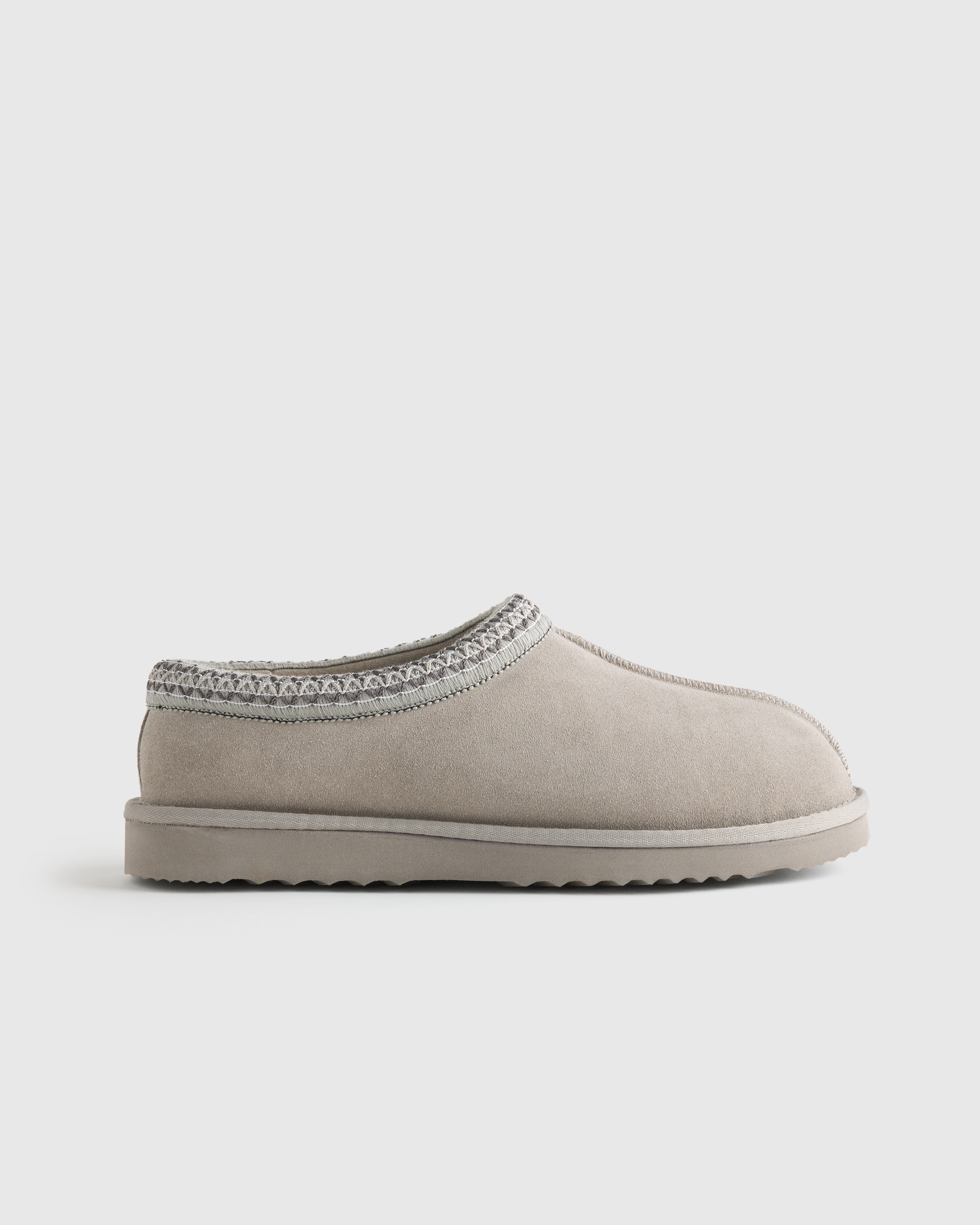 Light Grey Men's Australian Shearling Clog Slipper
