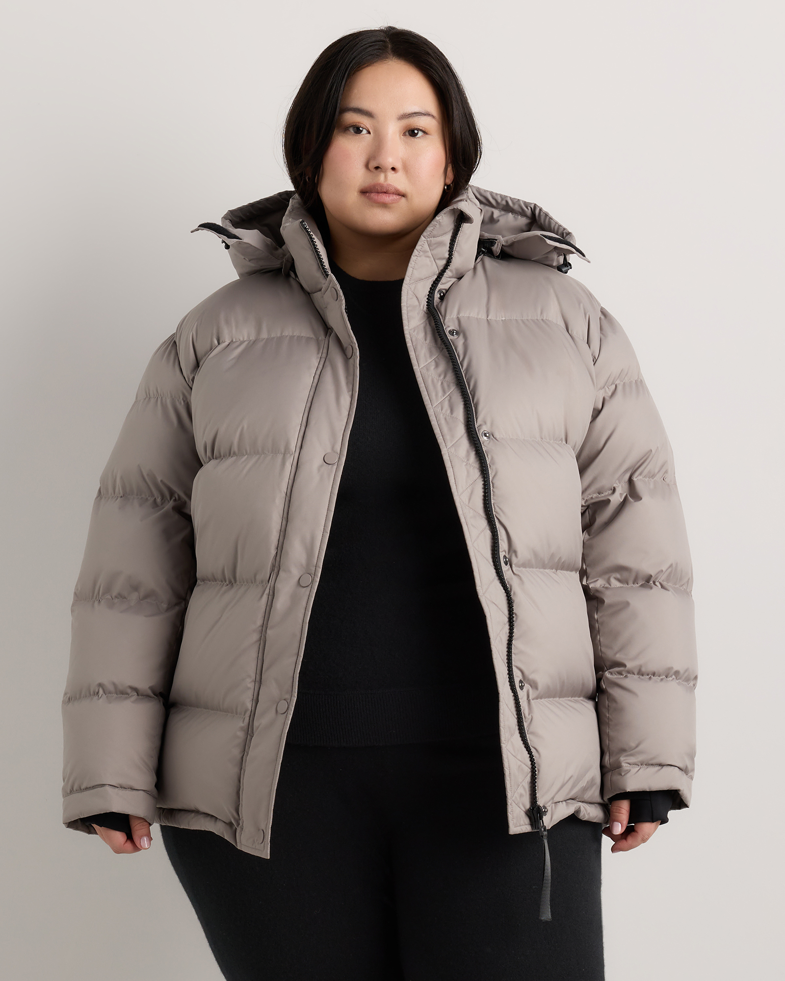 Morel Grey Responsible Down Puffer Jacket