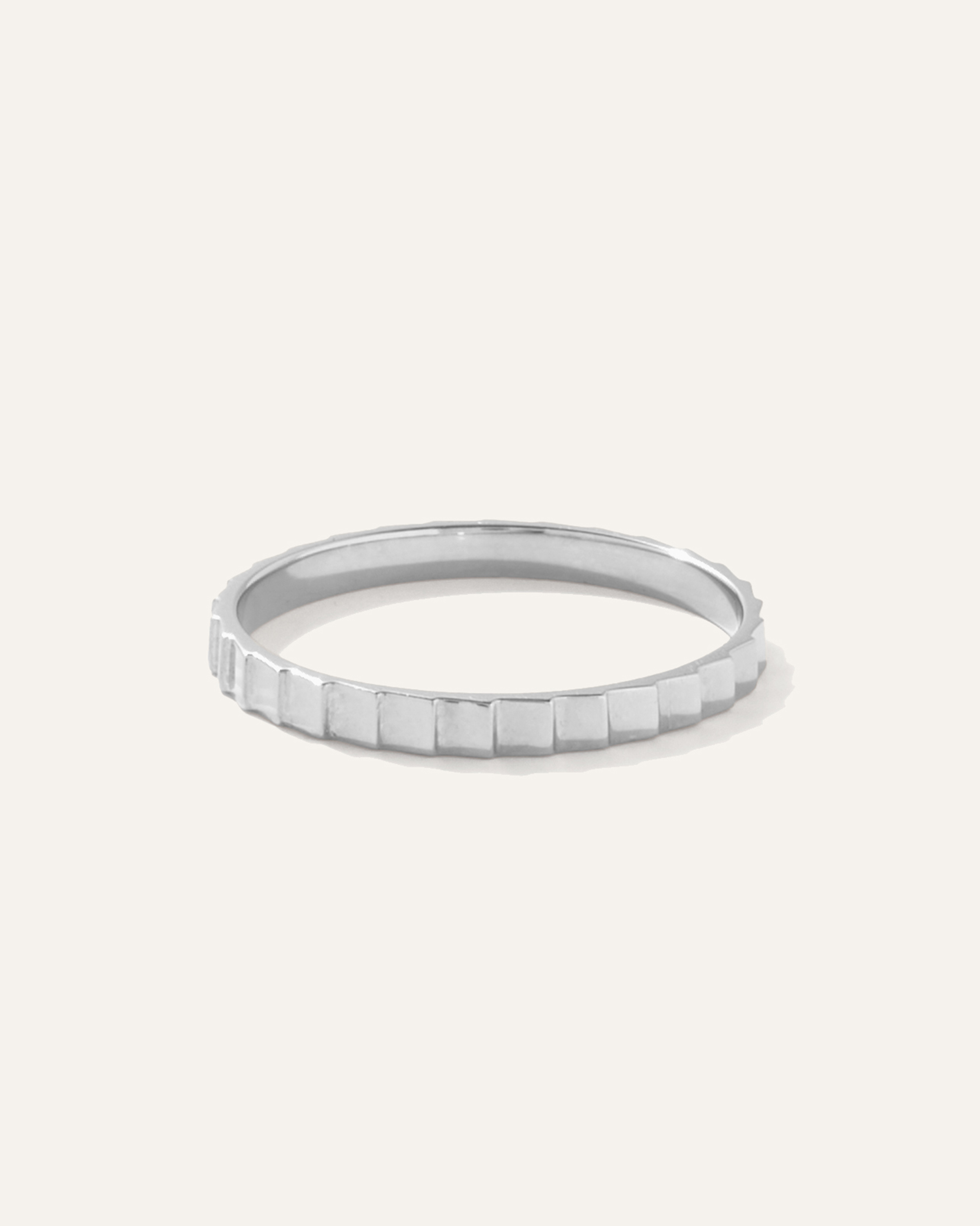 14Kゴールド ダイヤモンドリング（6号） Diamonds Line Ring ギンザクロスオーバー〕K18イエローゴールド ダイヤモンド