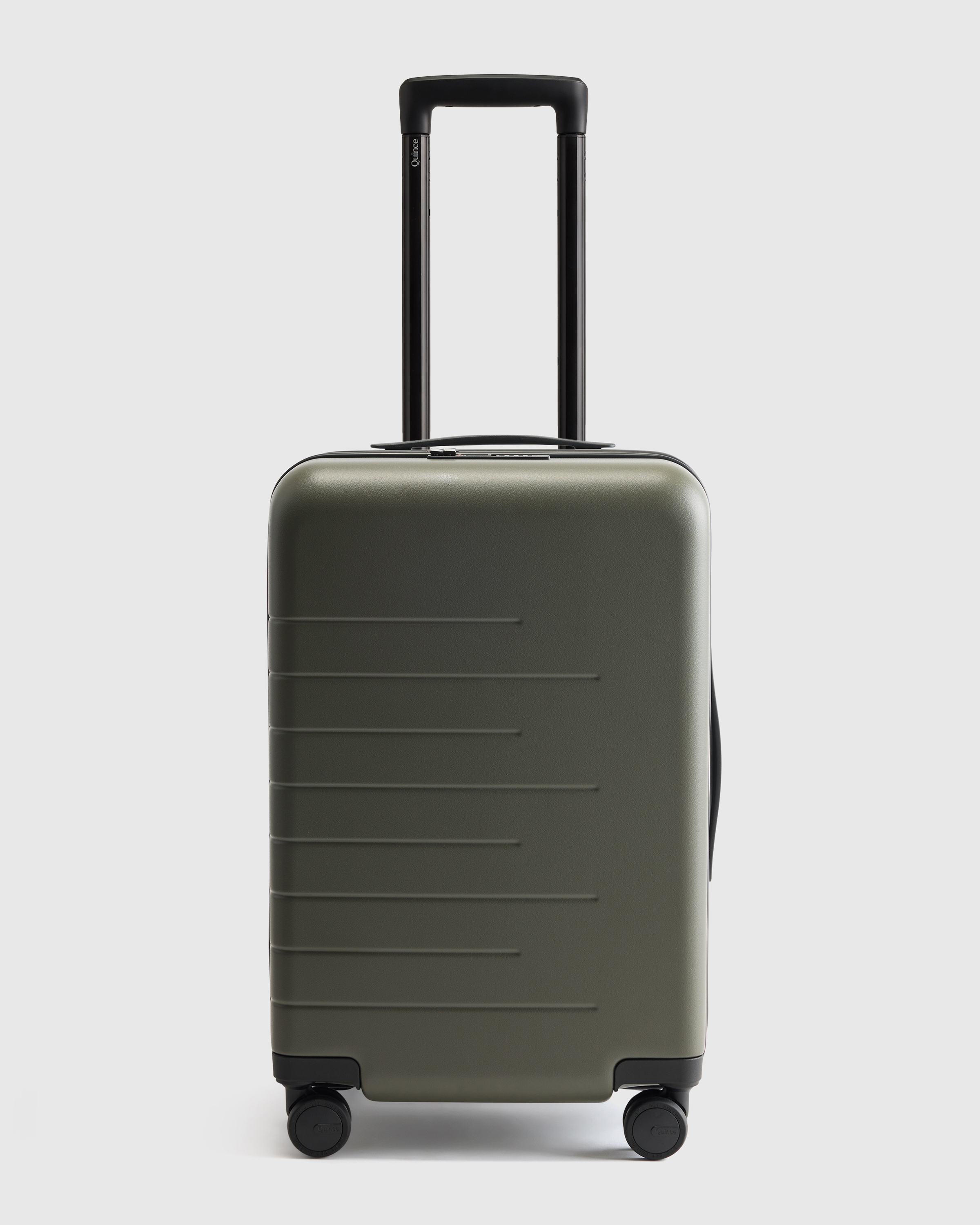 Olive Expandable Small Carry-On Suitcase