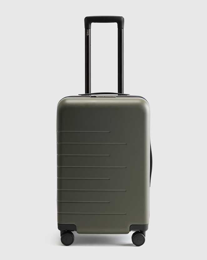 Olive Expandable Small Carry-On Suitcase