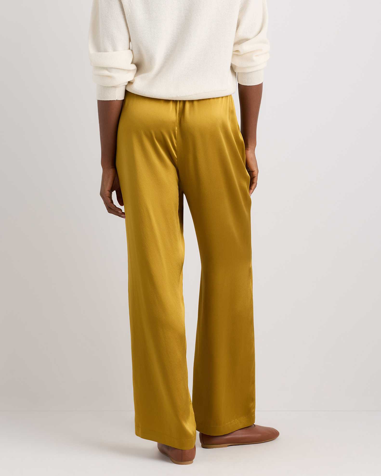 Women's Ultra-Stretch Ponte Cropped Wide Leg Pants (NEW)