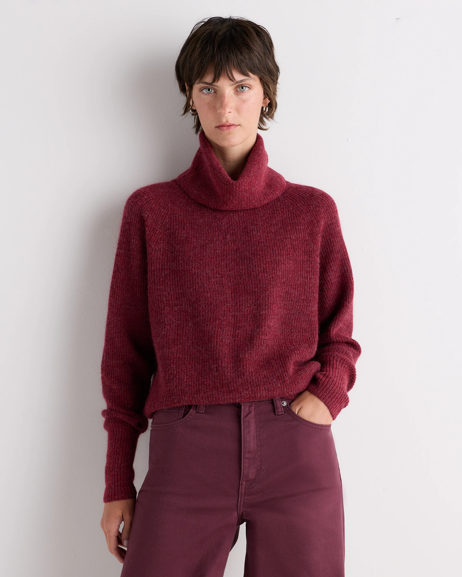 Lightweight Baby Alpaca Turtleneck