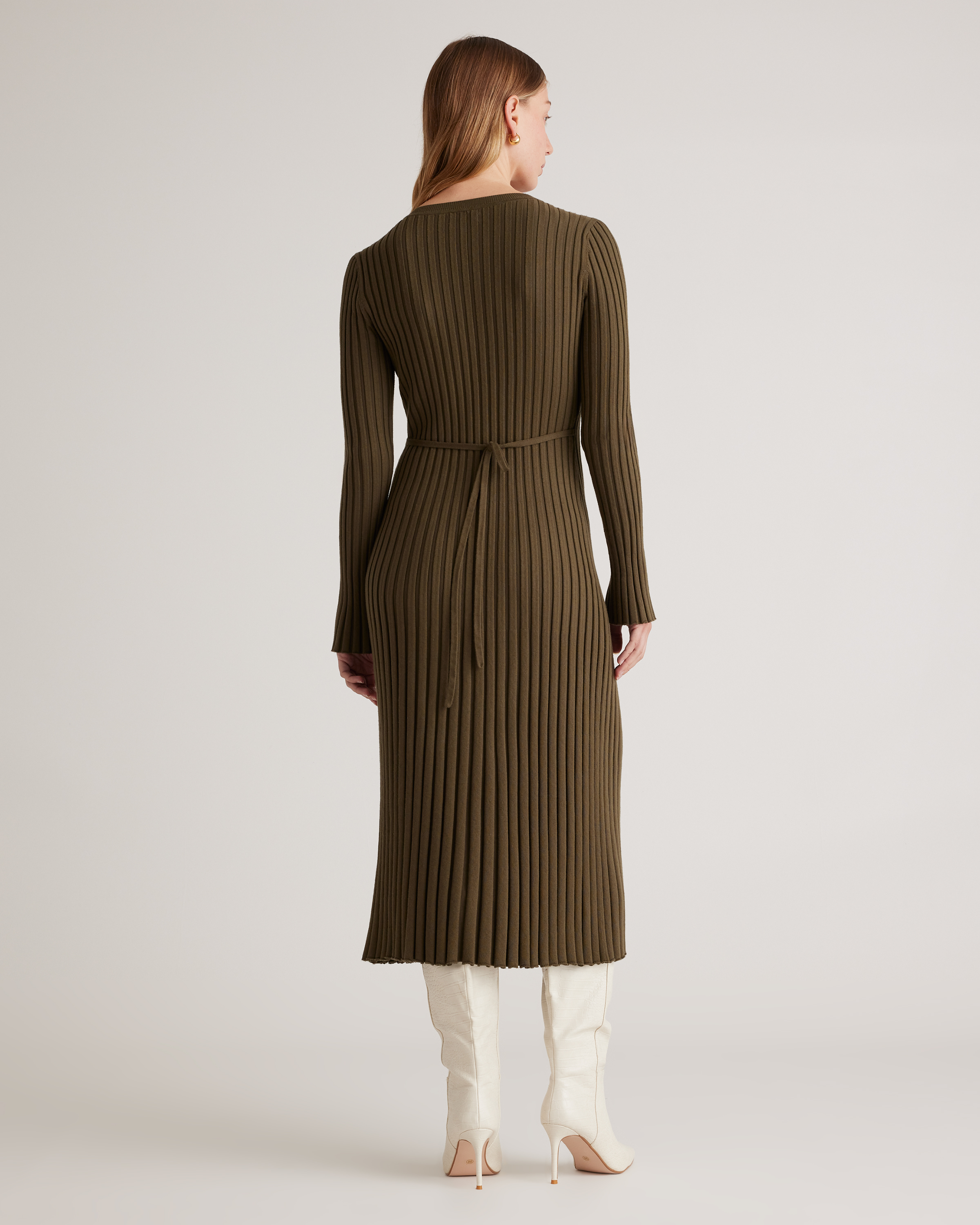 red off the shoulder dress long sleeve Adrianna Papell Off-shoulder Bell Sleeve Rosette Gown