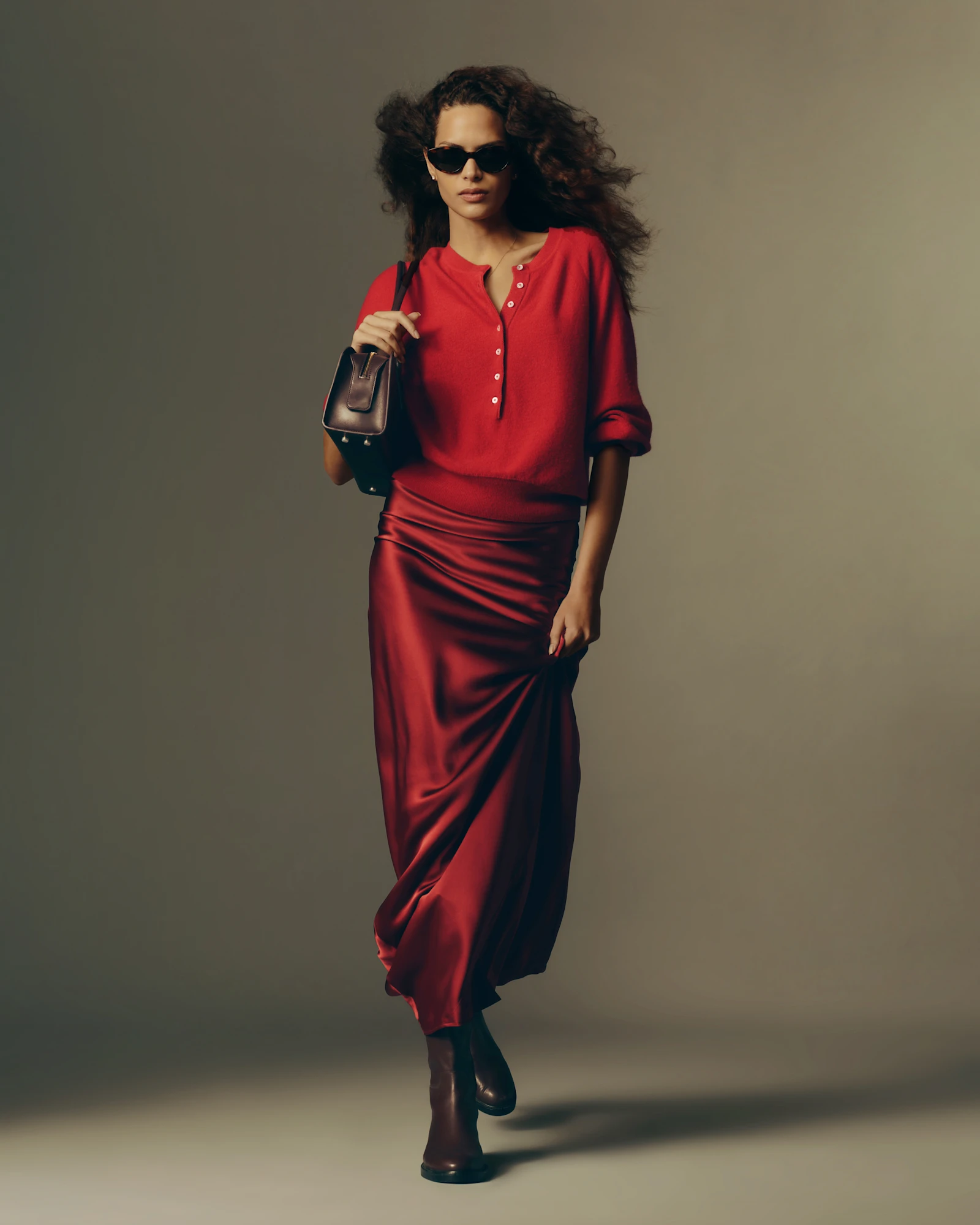 100% Washable Silk Strapless Midi Dress