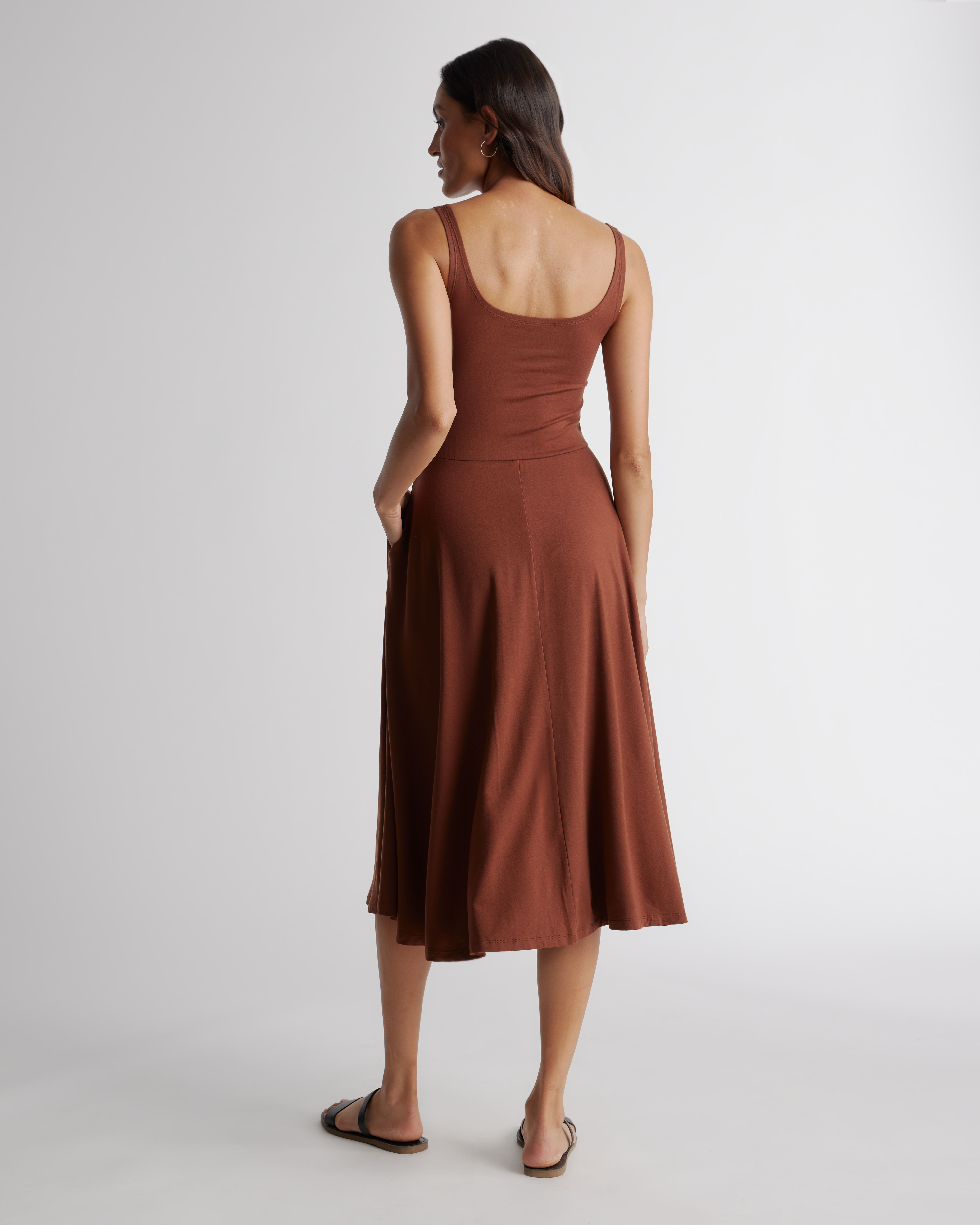 slim fit dress slacks Tatiana Jersey Fit And Flare Dress