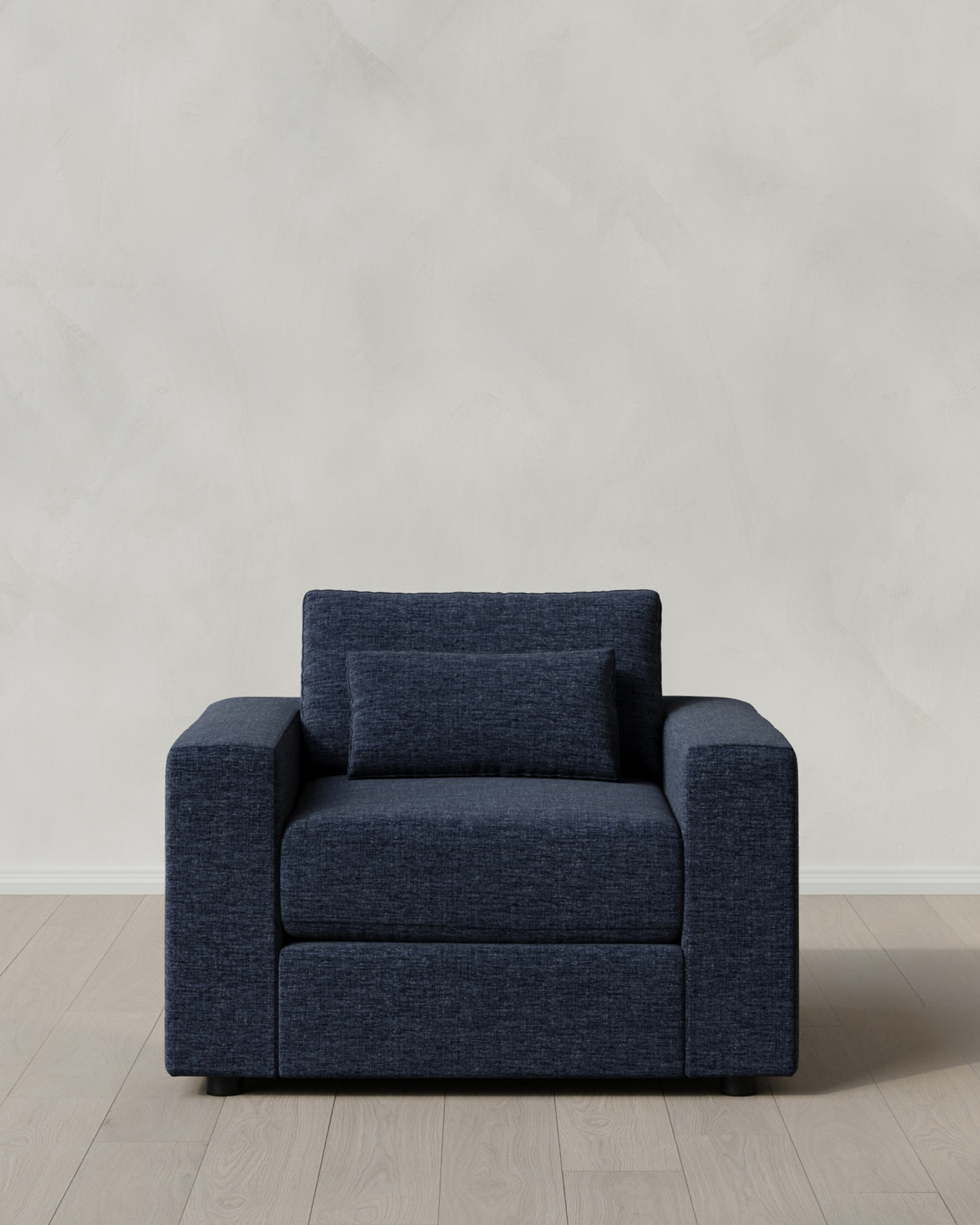 Ink Ashford Deep Seat Chair and a Half in Performance Chenille Linen Blend
