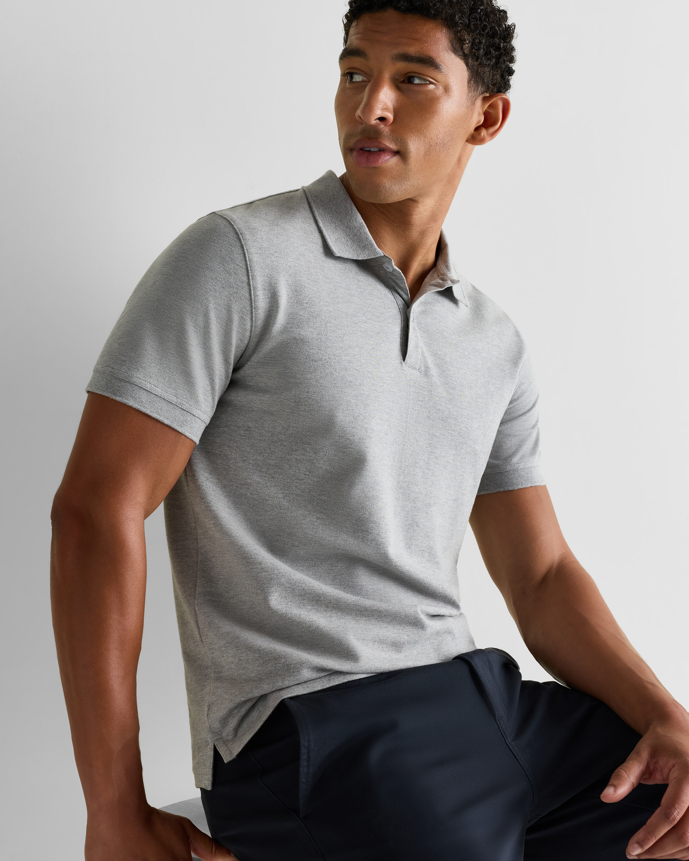 Organic Cotton Pique Polo