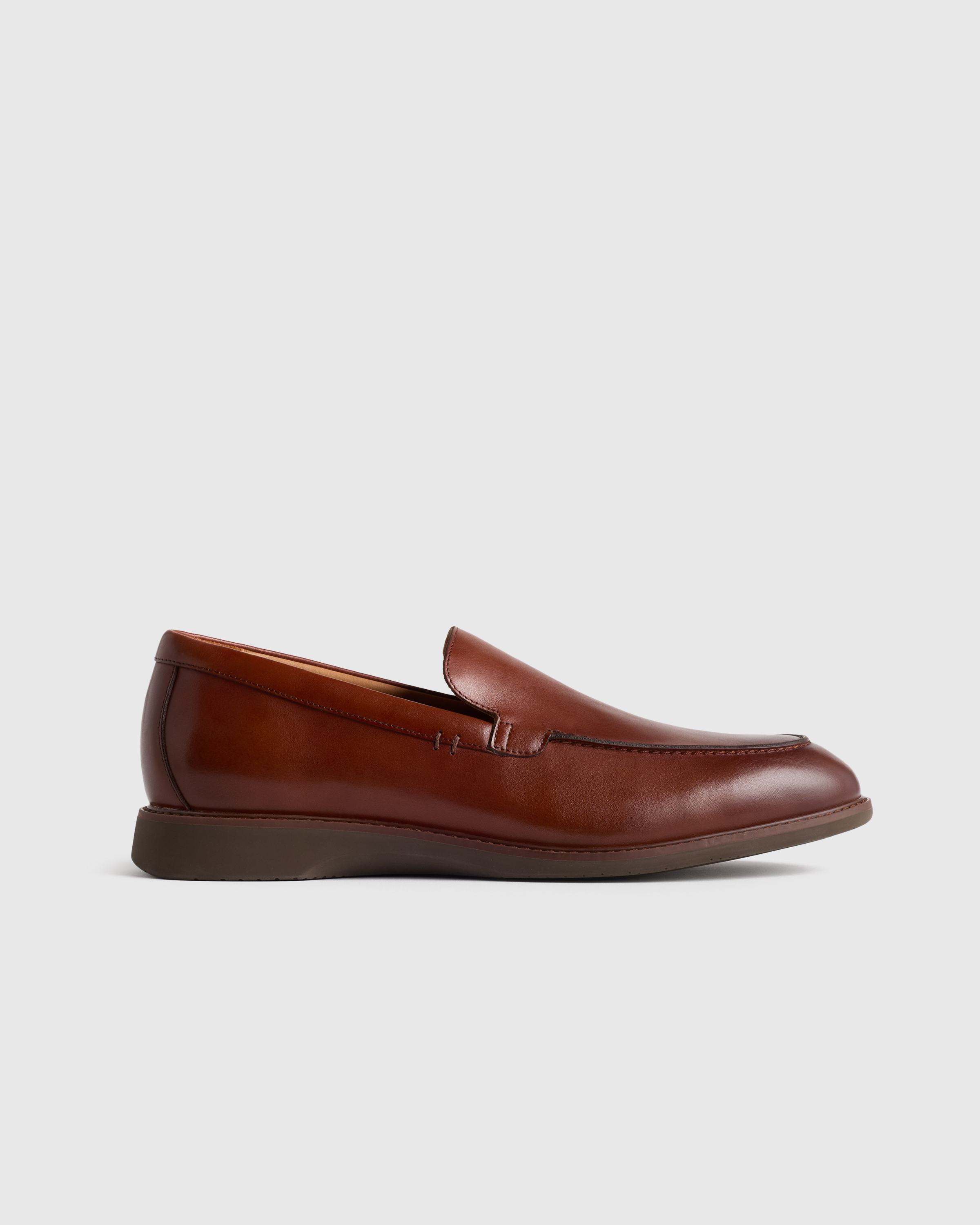 Brandy Hybrid Italian Leather Penny Loafer
