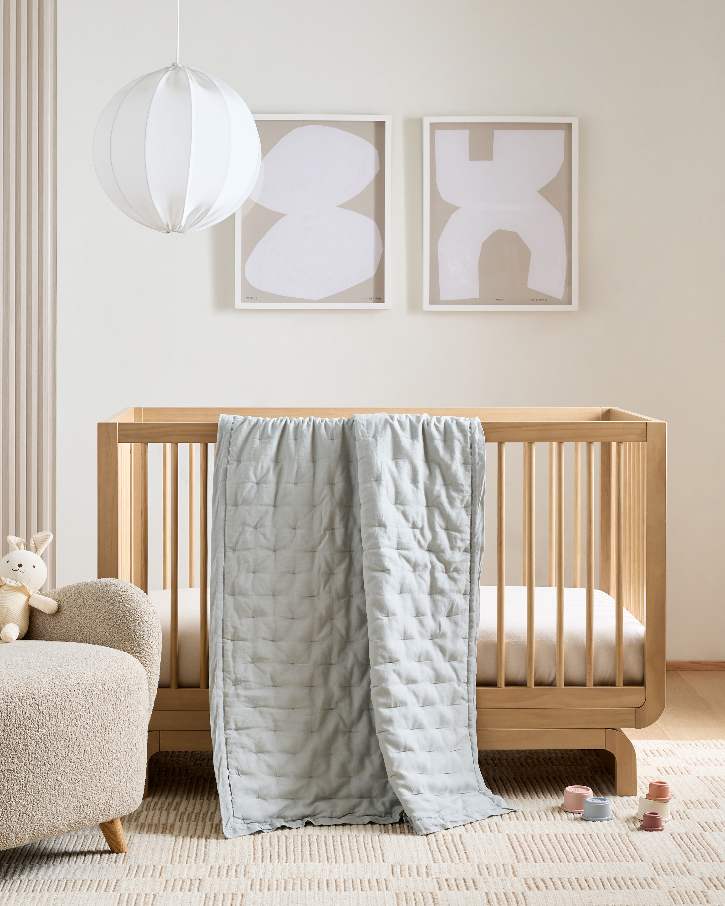 European Linen Toddler Dream Quilt - thumbnail 8