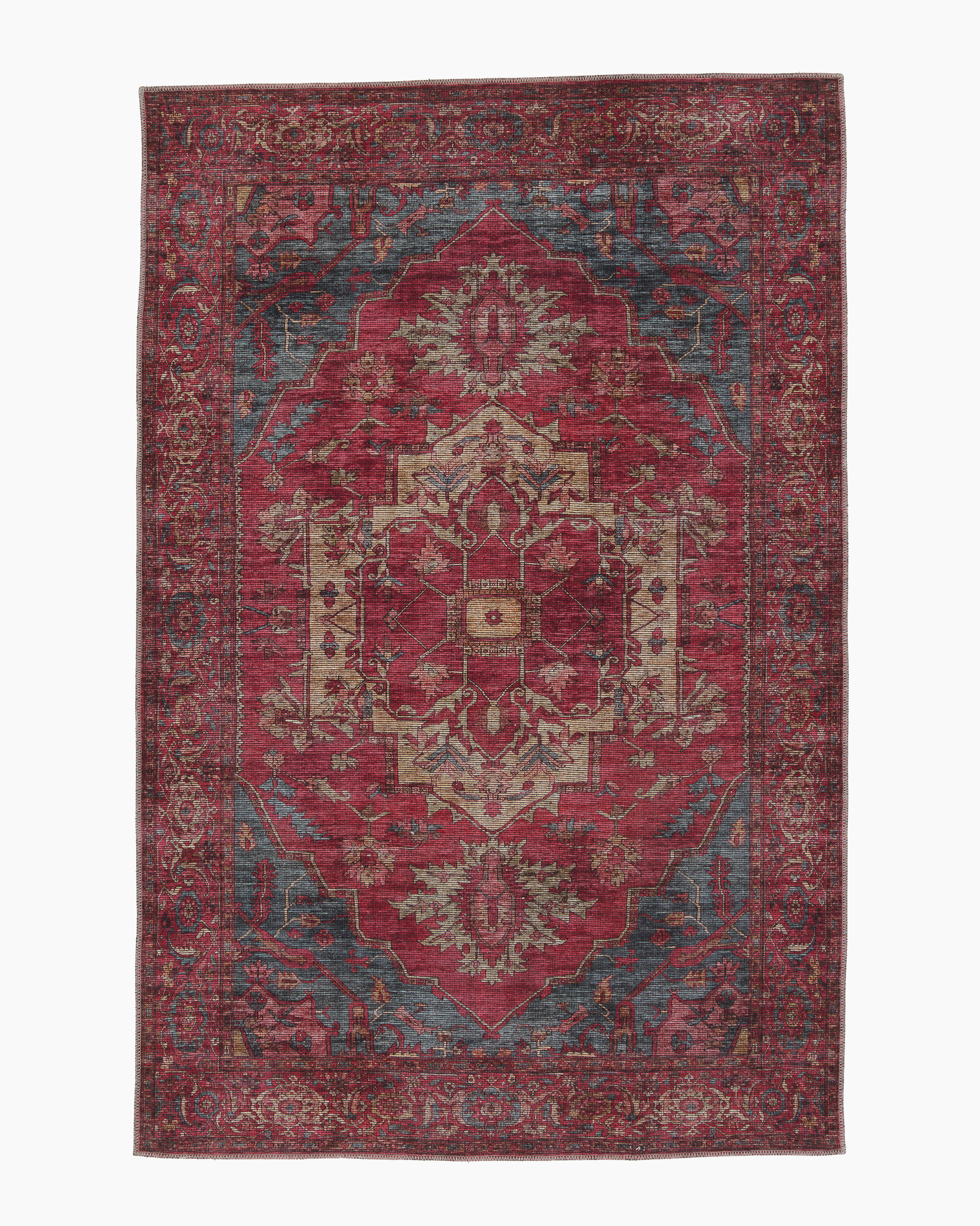 Wine/Indigo Ramona Performance Rug