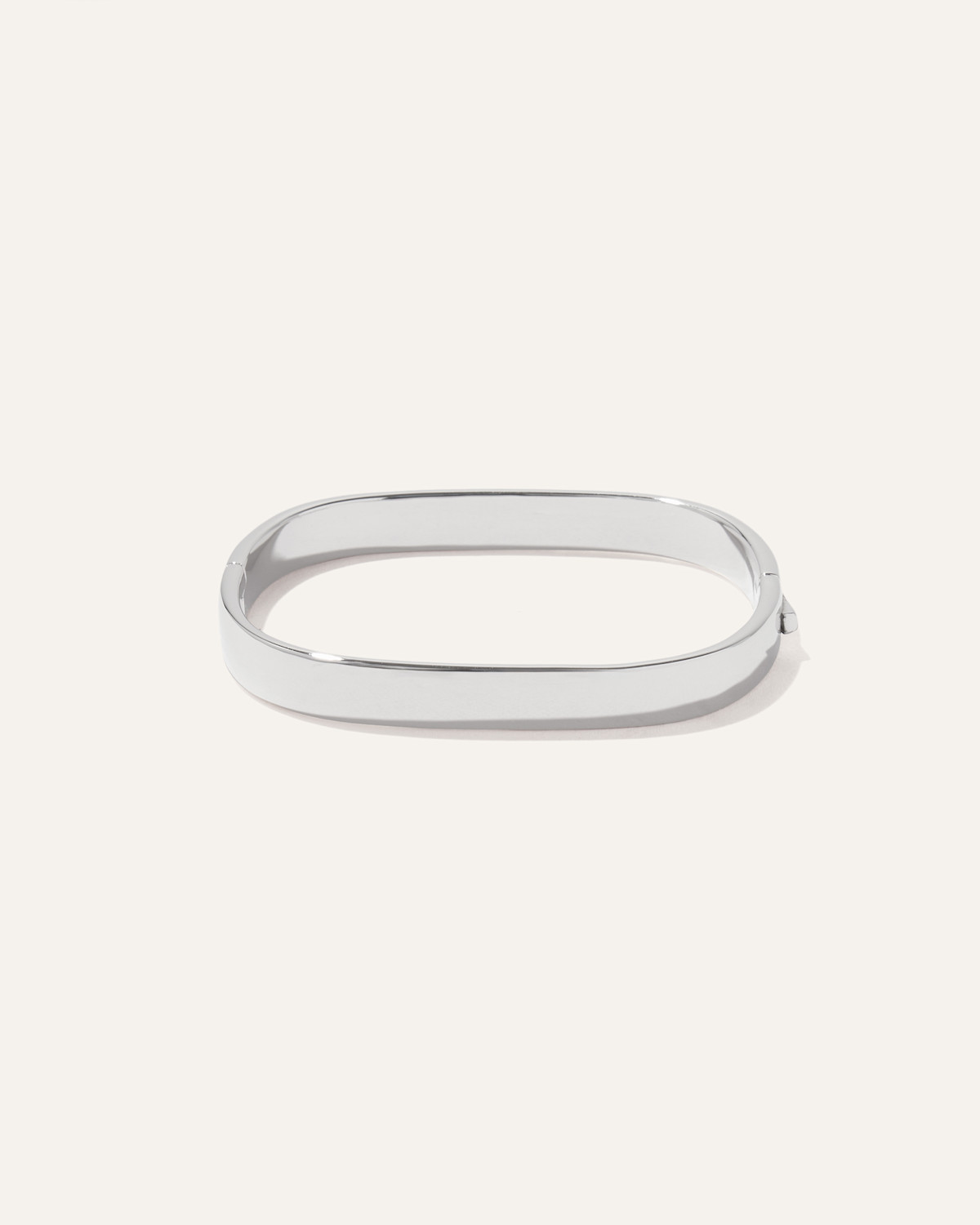 Quince Rectangular Bold Bangle in Sterling Silver
