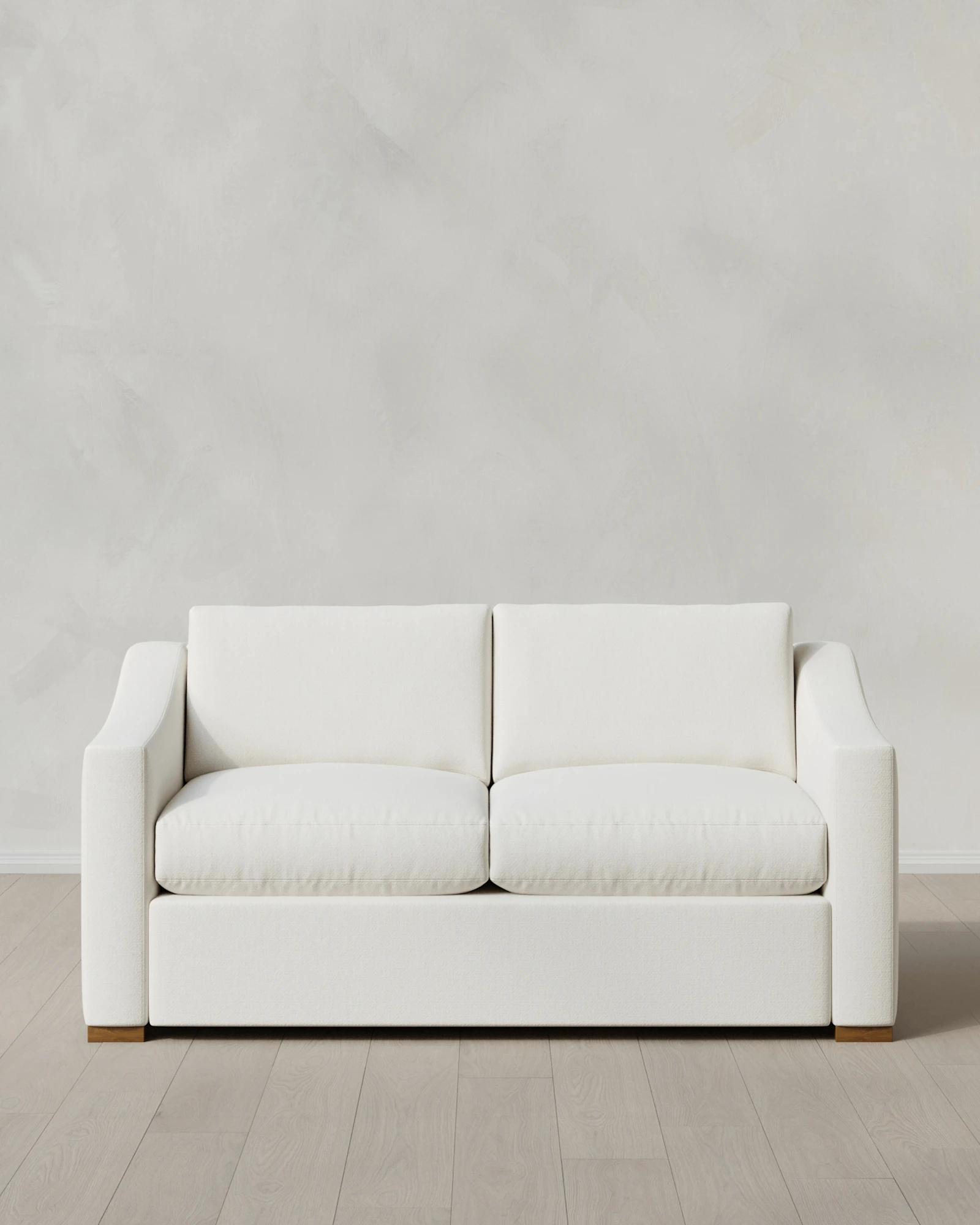 Hollis Slope Arm Sofa in Performance Chenille Linen Blend