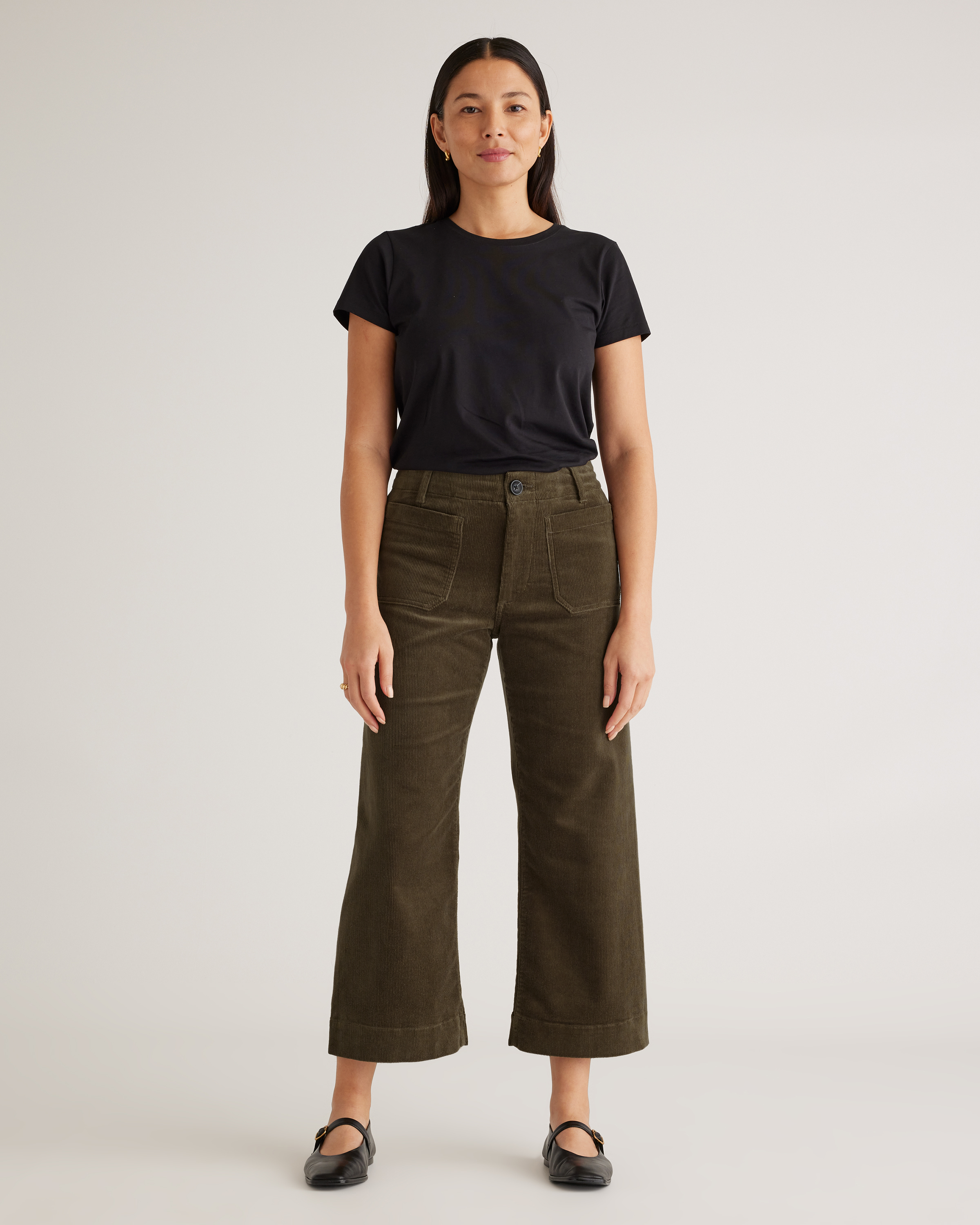 パンツ 19SO 24/7 corduroy wide slacks size L パンツ 19SO 24/7 corduroy wide slacks size L Womens Plus