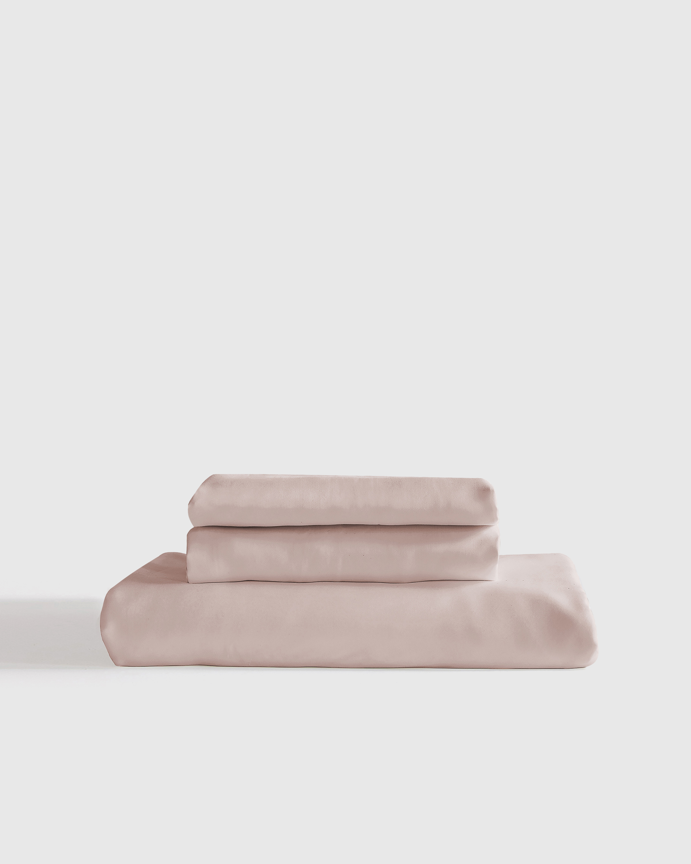Soft Blush Bamboo Fitted Sheet Set