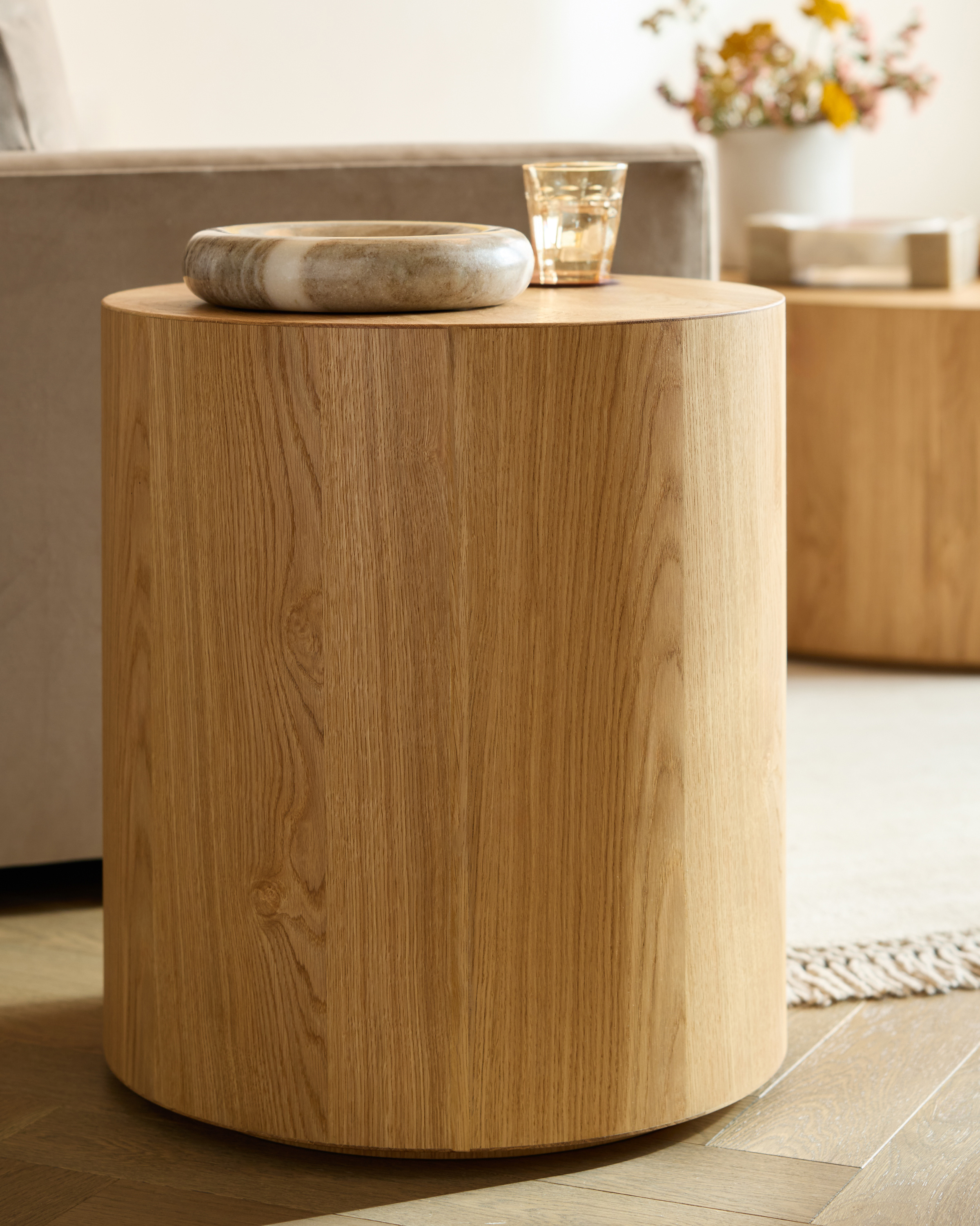 Quince Drum End Table - Thumbnail 3