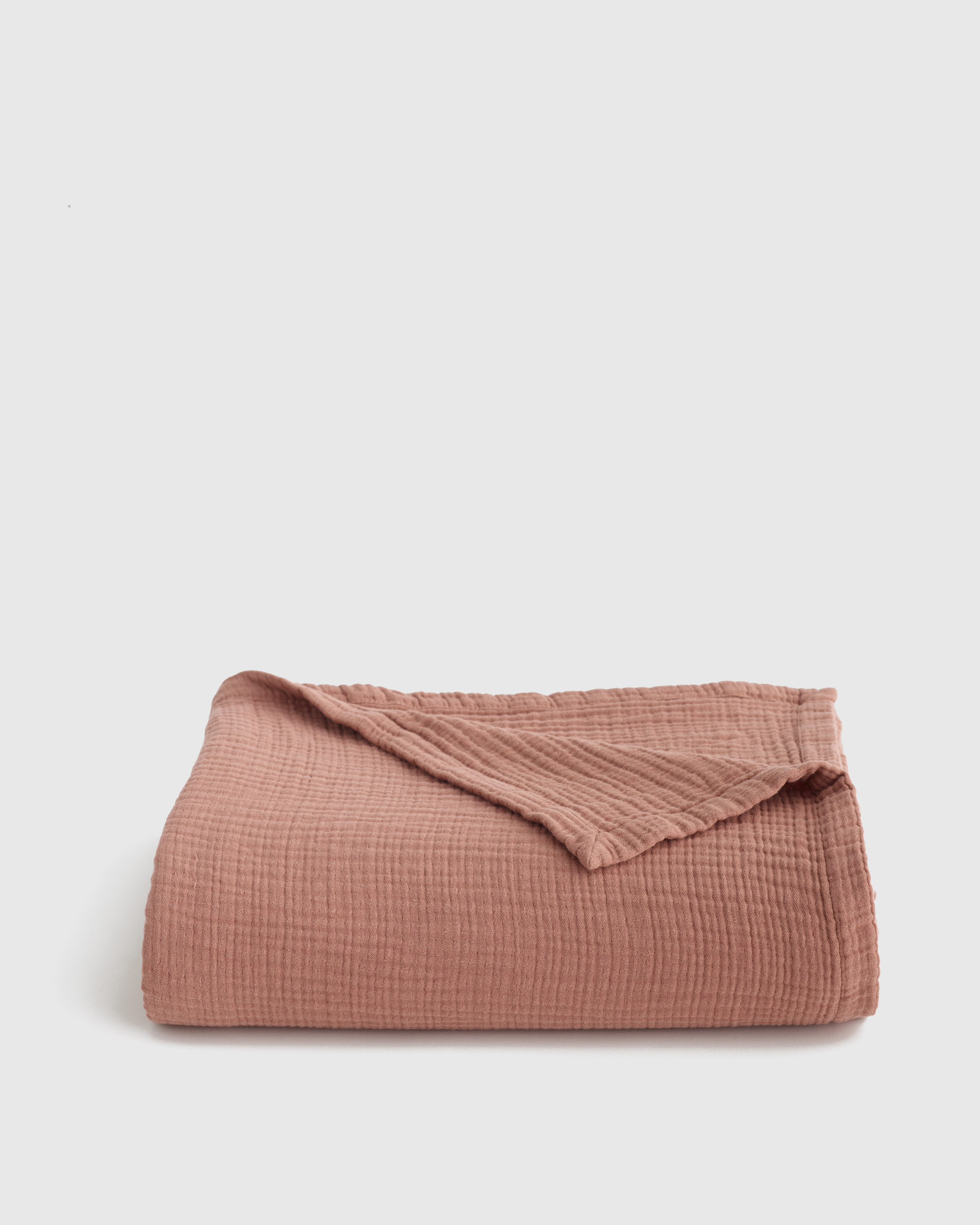 Clay Organic Airy Gauze Blanket