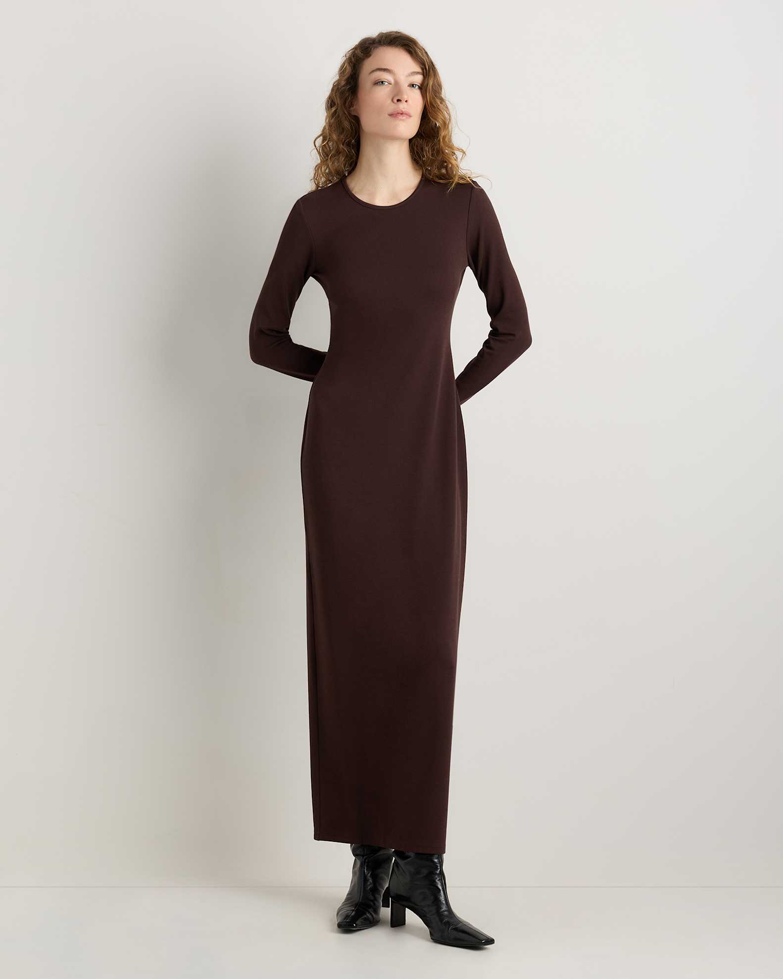 Long Sleeve Knit Maxi Dress Long Sleeve Knit Maxi Dress