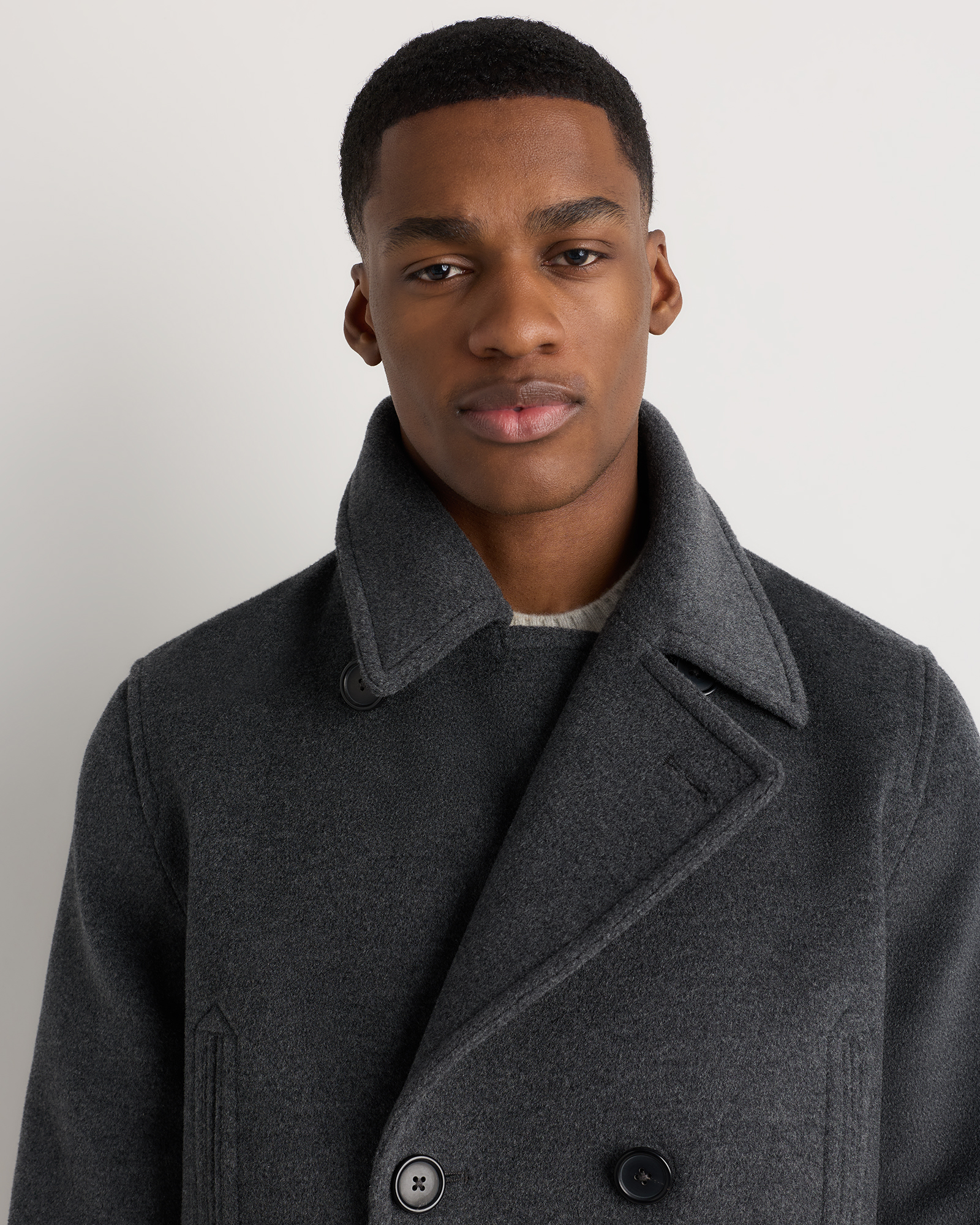 Wool Cashmere Peacoat