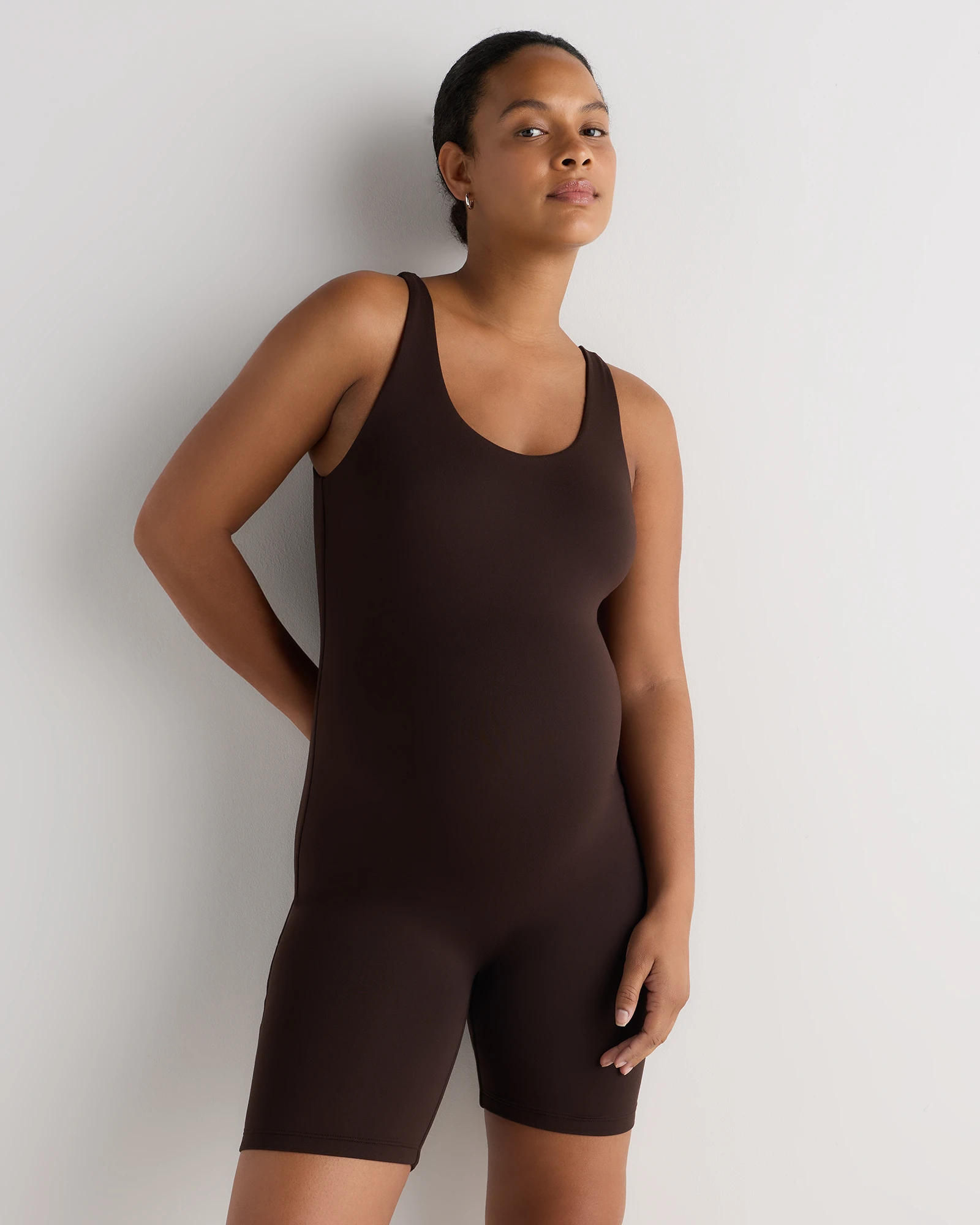 Smooth Stretch Maternity Romper - Maternity
