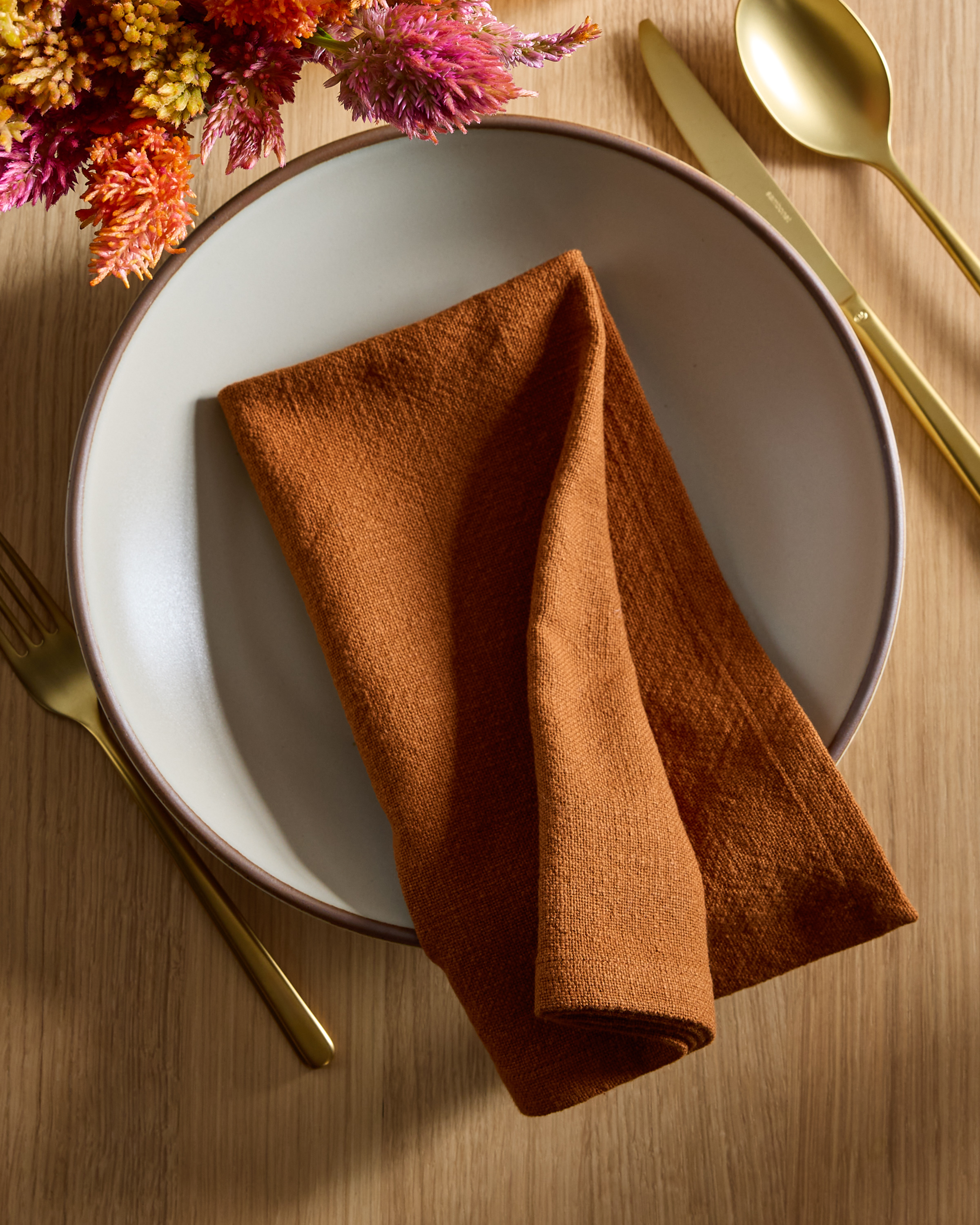 Organic Cotton Napkins (Set of 12) - Warm White