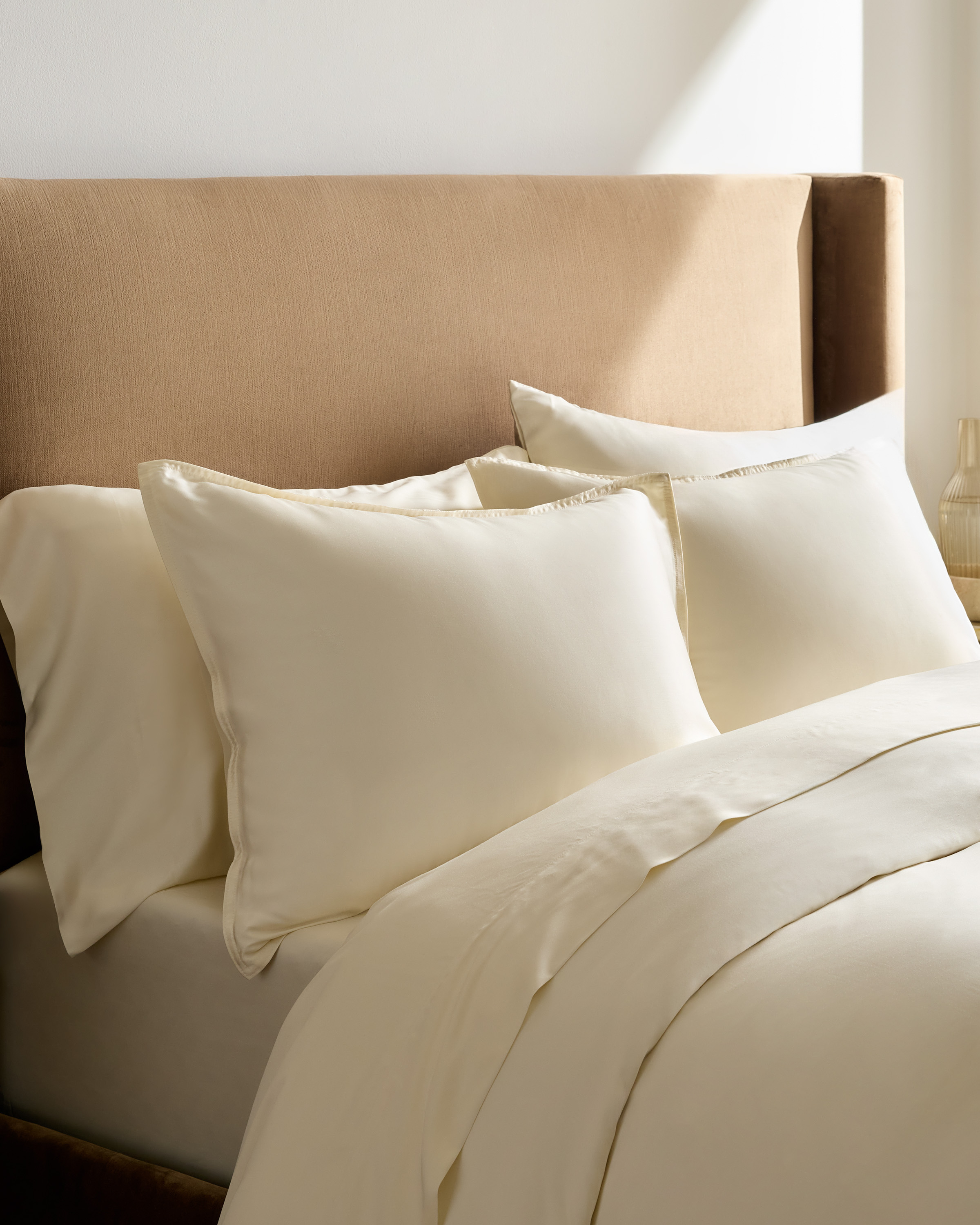 Ivory Bamboo Sham Set