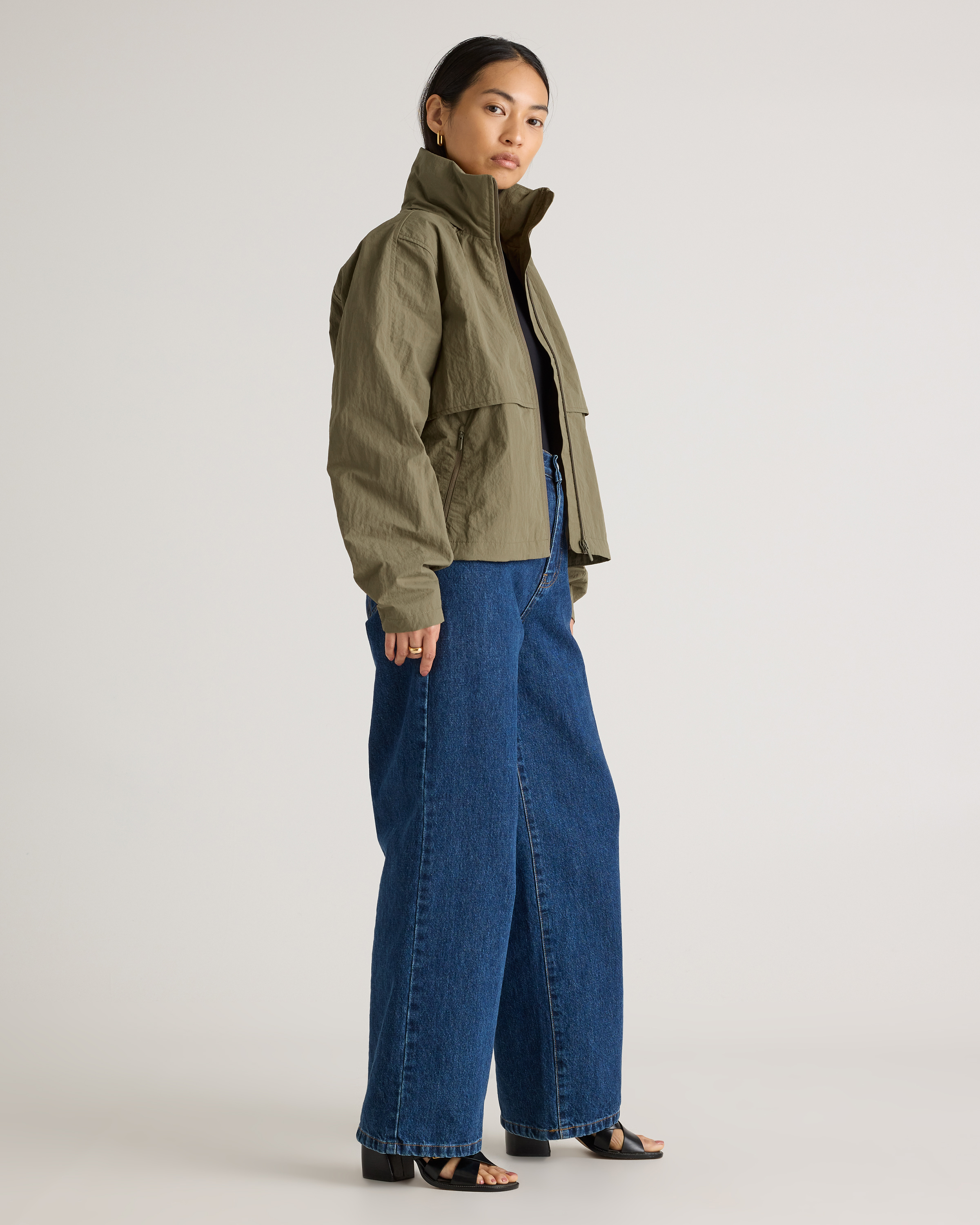 Water Repellant Windbreaker Jacket | Quince Canada