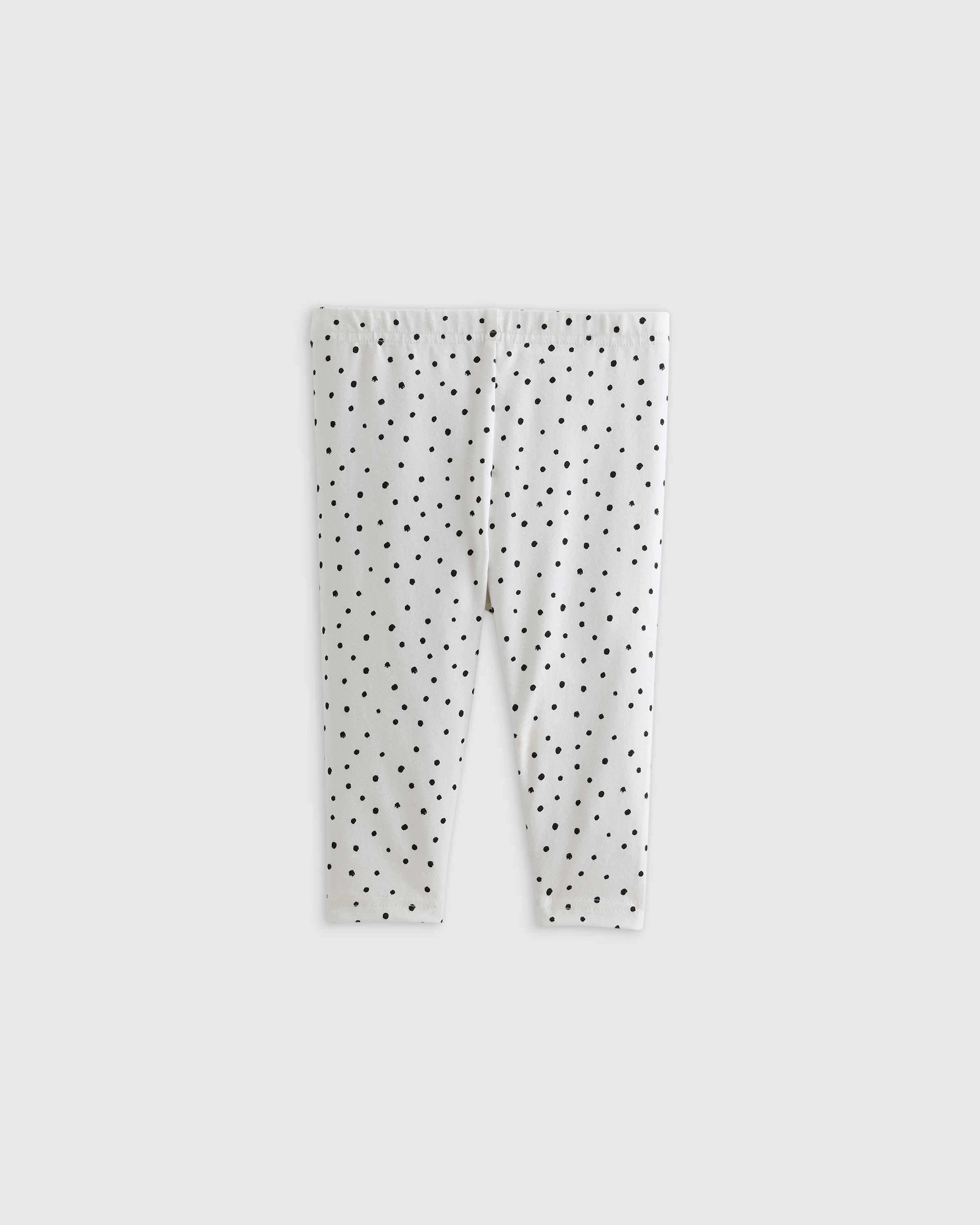 Black Dots Organic Cotton Leggings