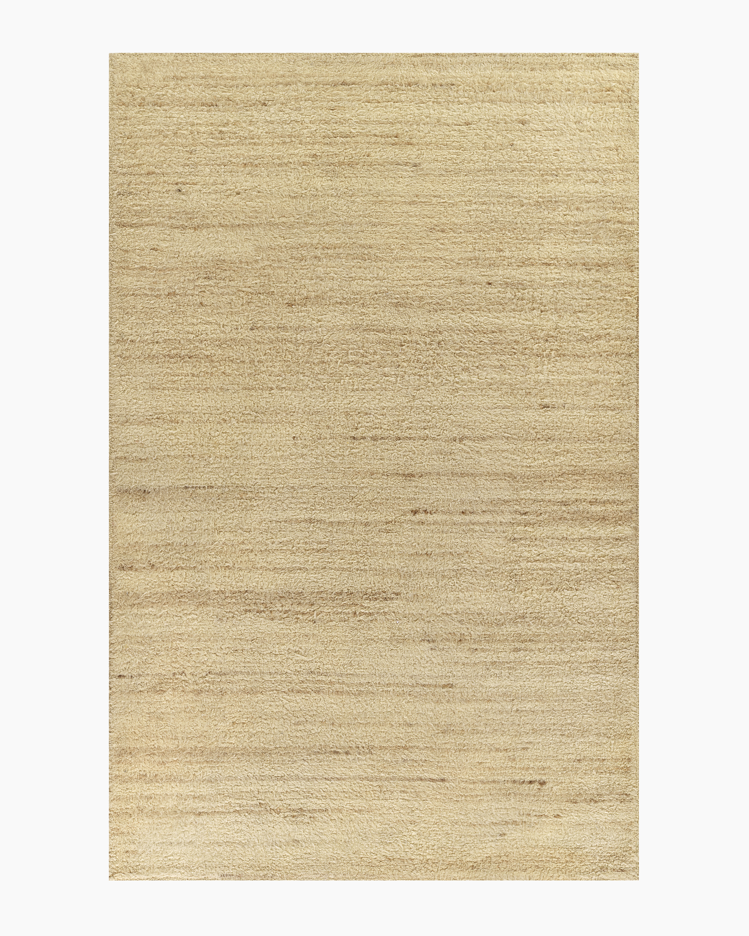Beige Frankie Wool Shag Rug