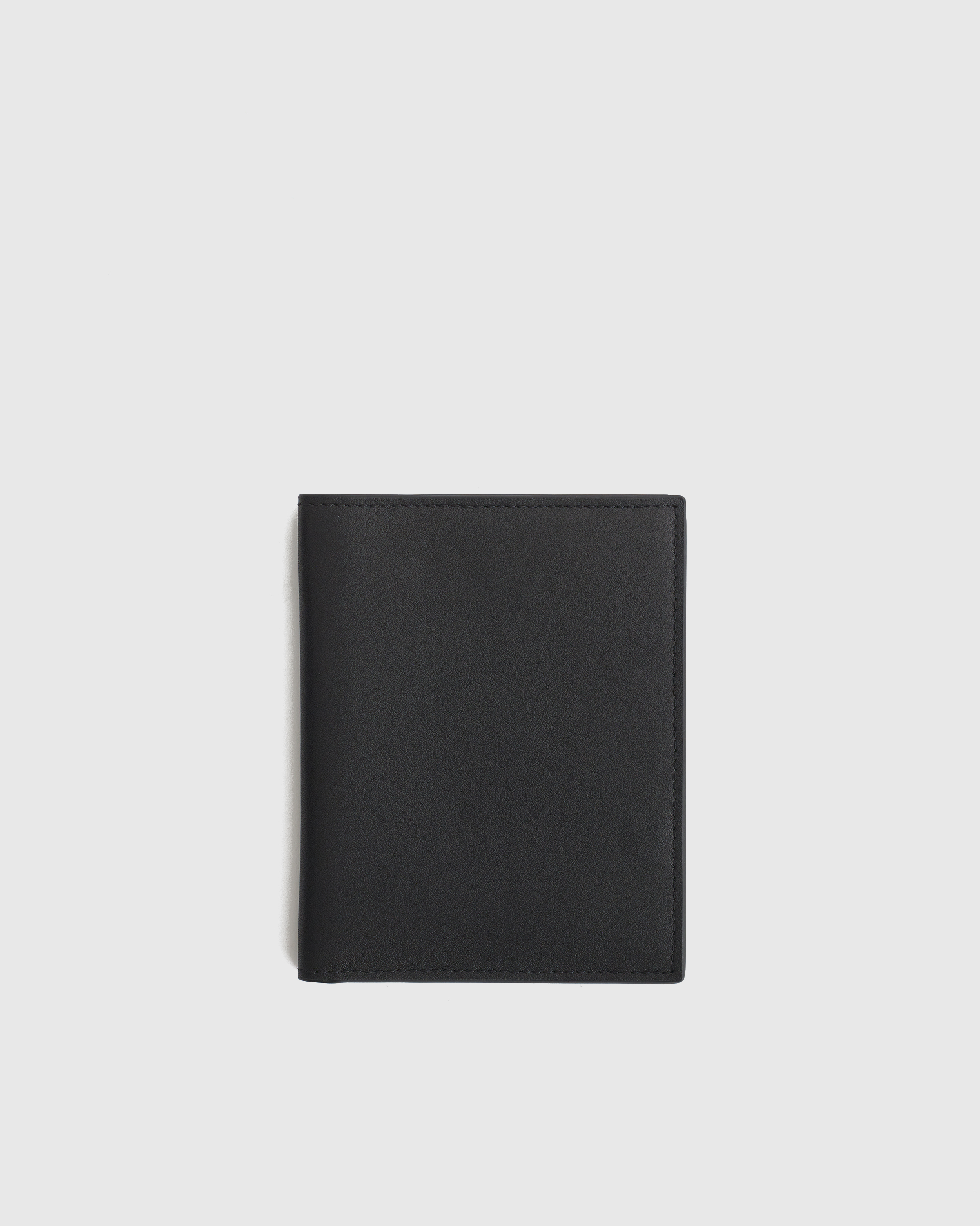 Nappa Leather RFID Blocking Passport Holder in Black
