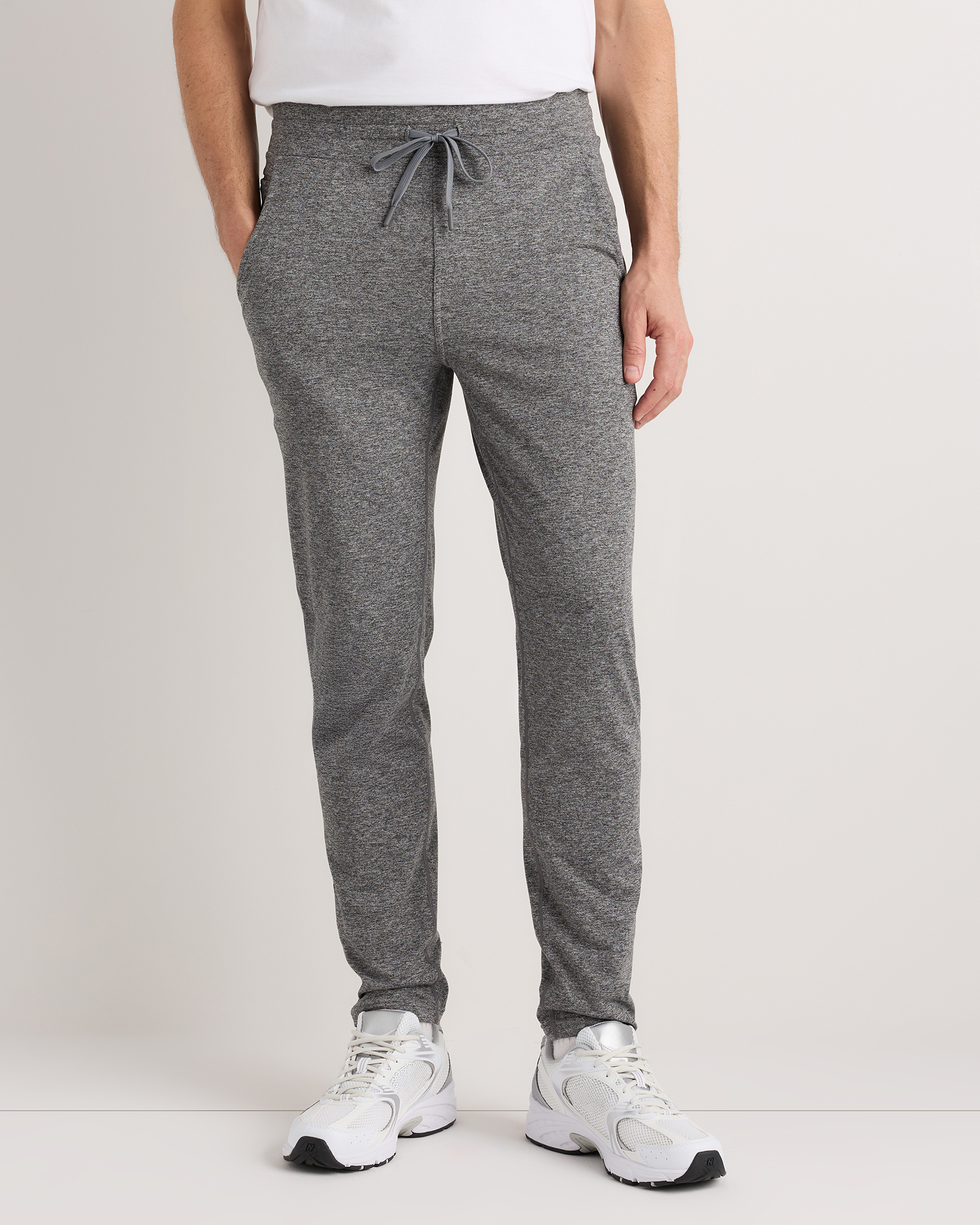 Heather Grey Flowknit Performance Pants