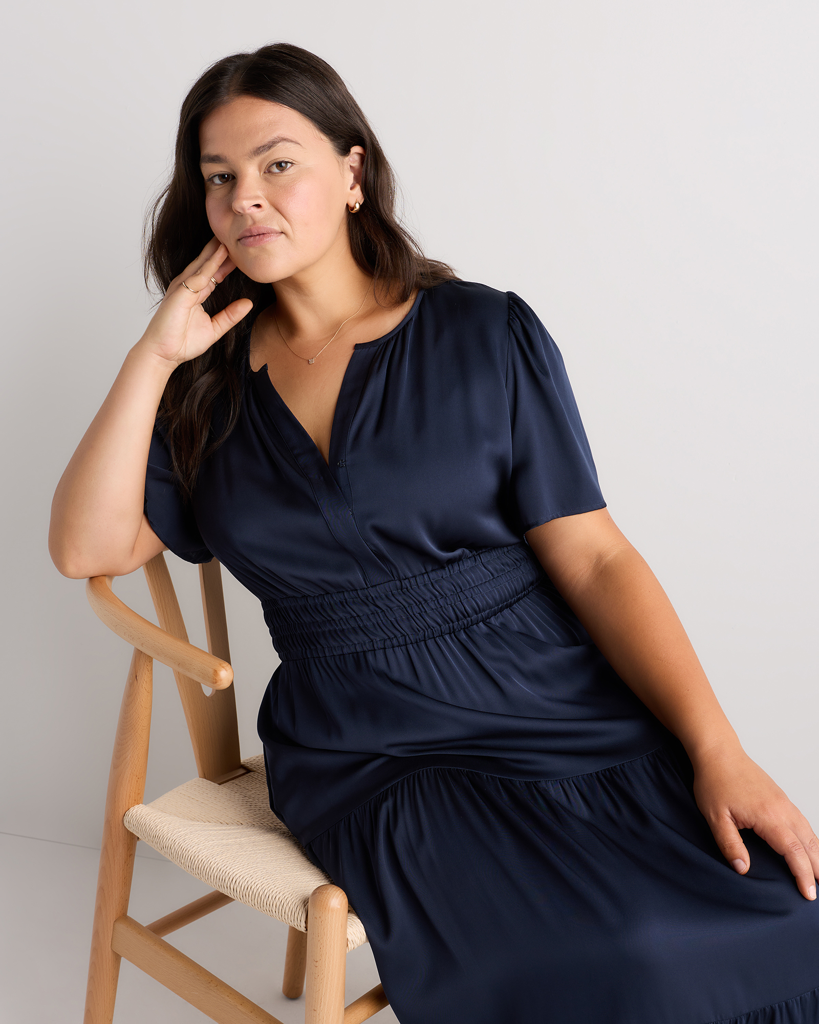 quince washable stretch silk tiered maxi dress Washable Stretch Silk Tiered Maxi Dress