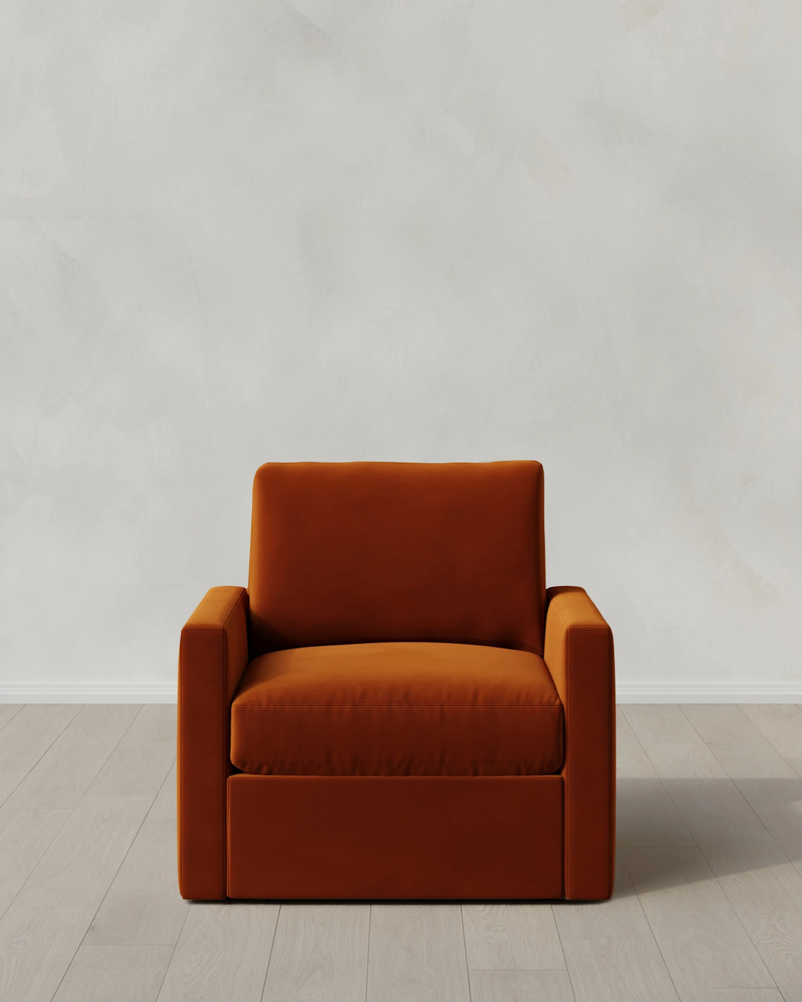 Brennan Performance Velvet Swivel Chair