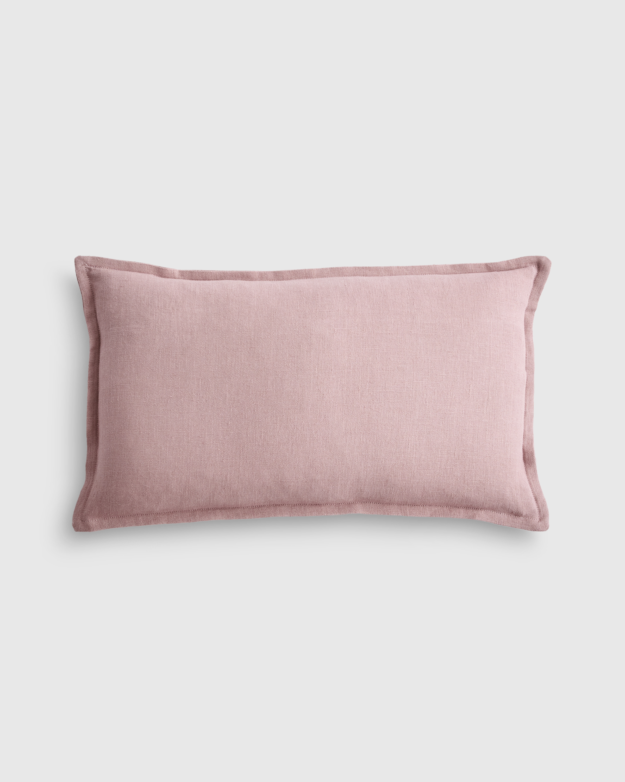 European Linen Flange Edge Pillow Cover, 12x20, Fig